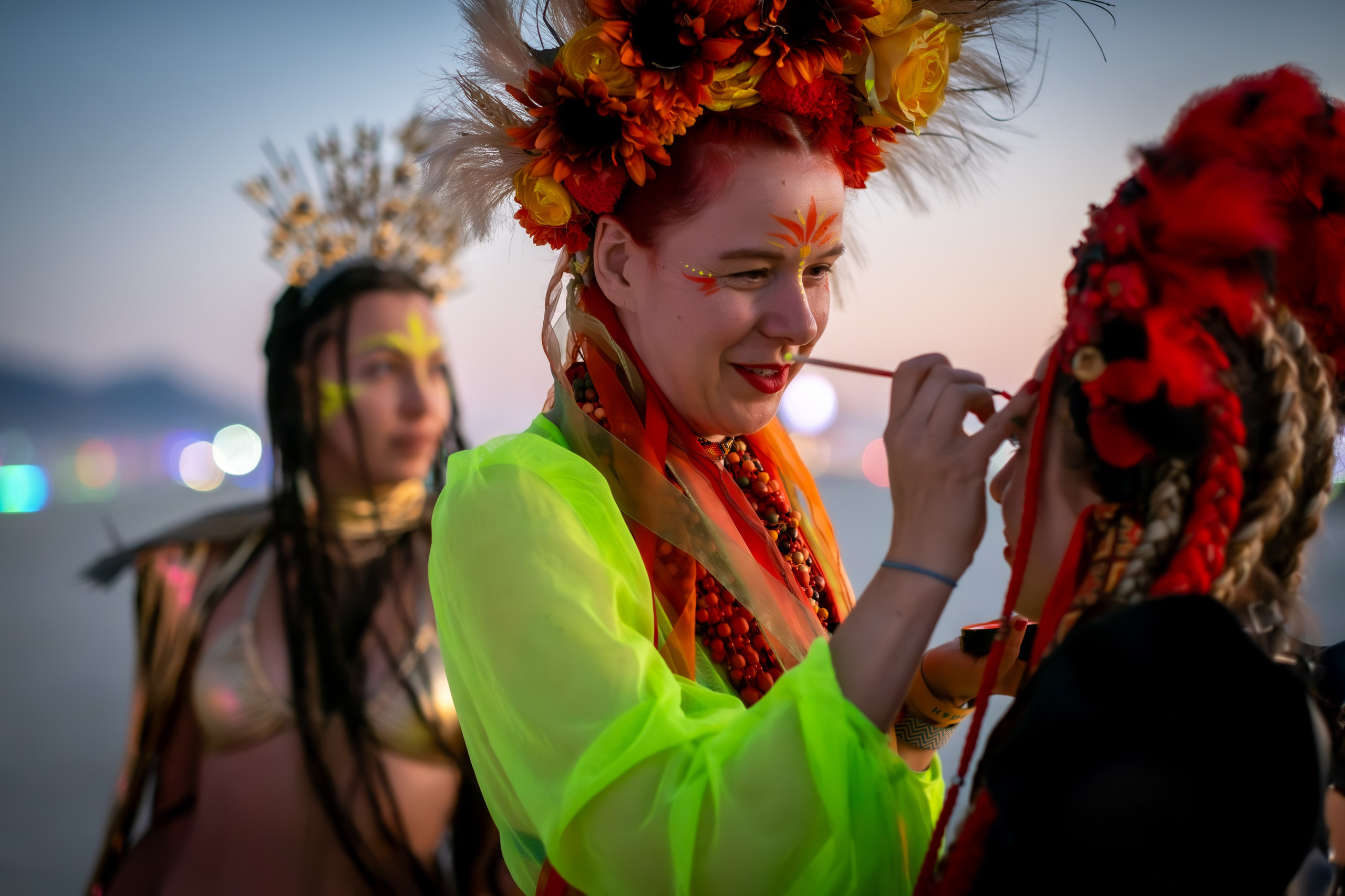 BURNING MAN 2024. Reportage concert portrait photography in the San Francisco Bay Area