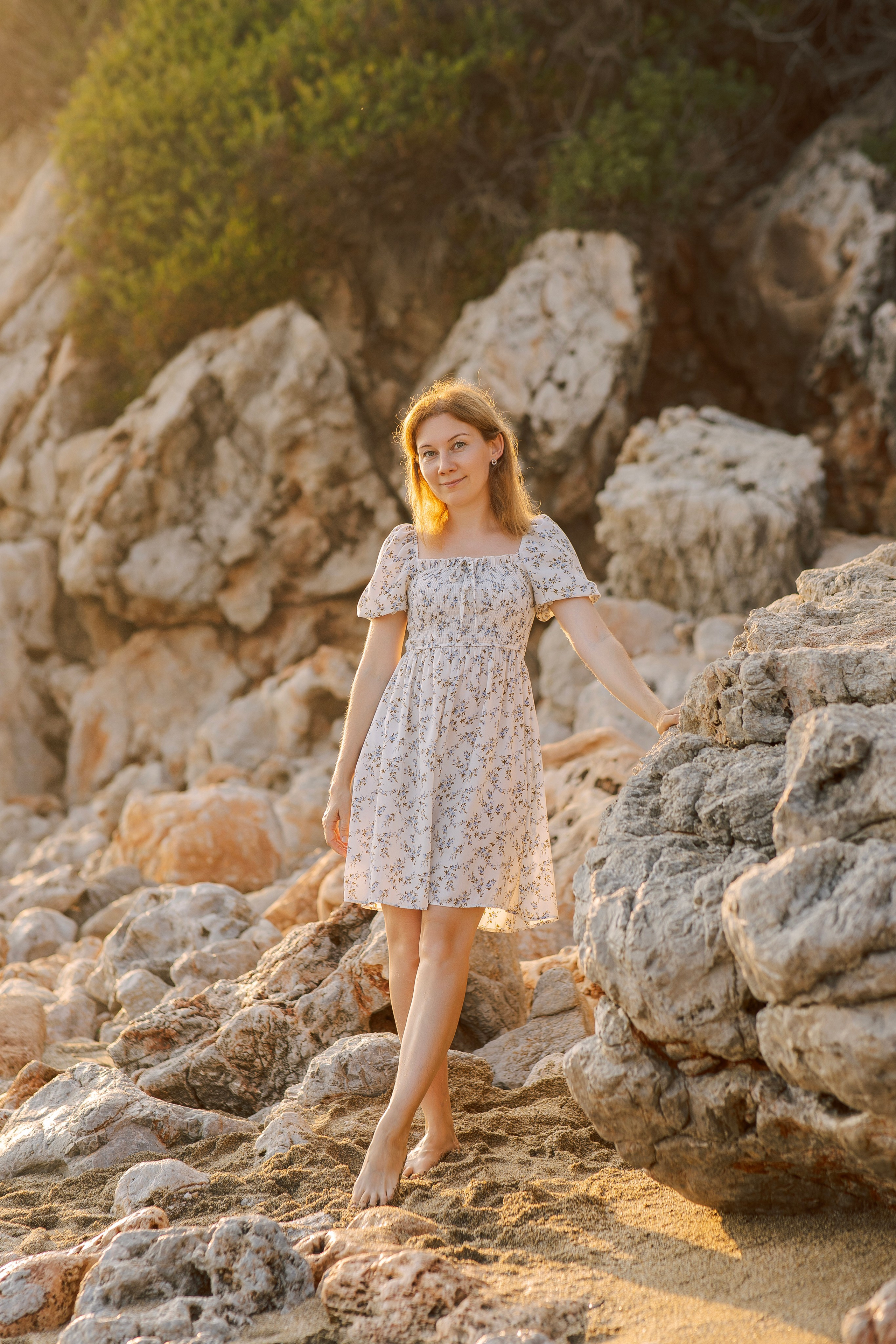 Sunset Family Photos on Cleopatra Beach | Alanya Photographer. Professional Photographer in Alanya, Side, Belek, Antalya. Turkiye