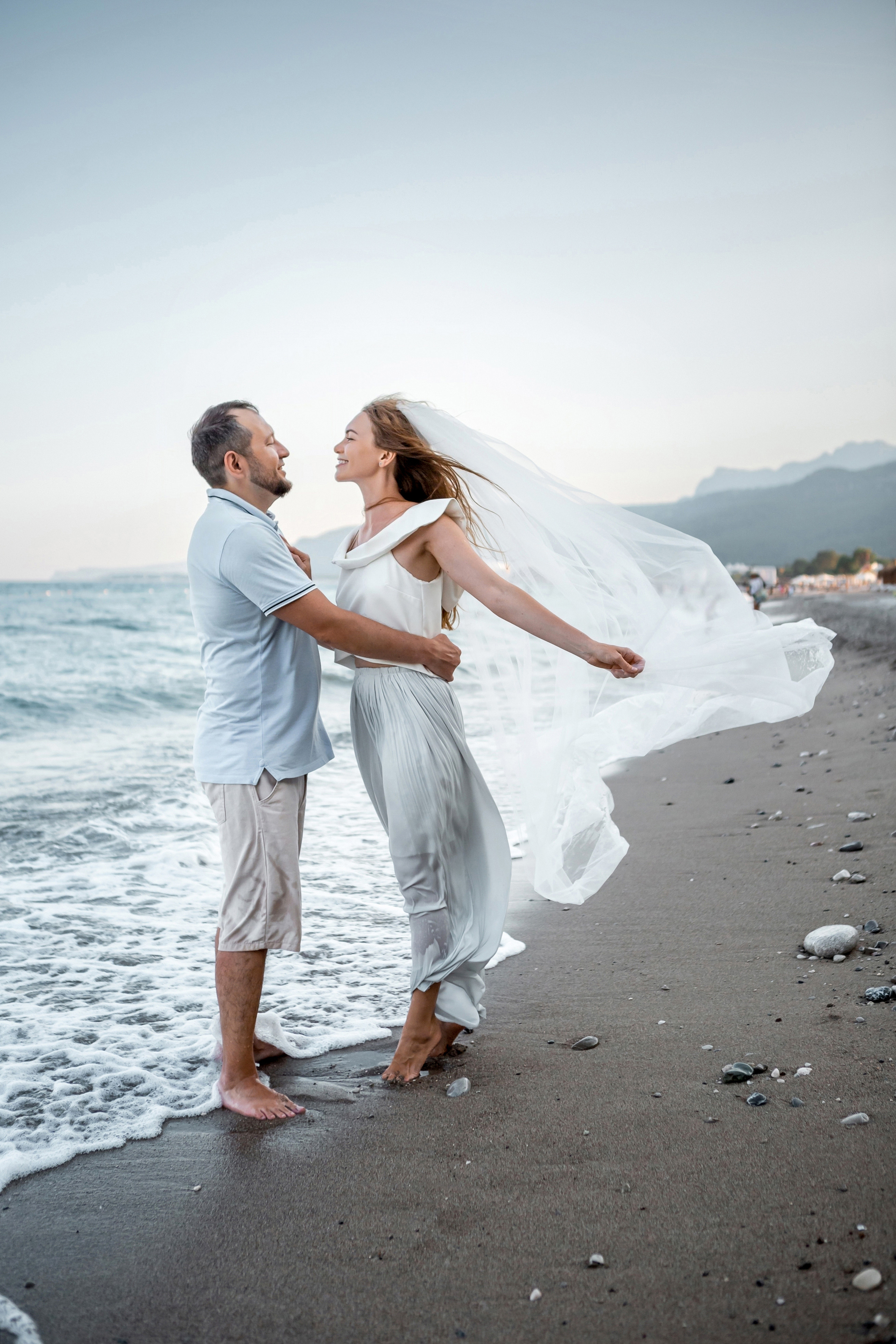 Красивый пляж для фотосессии в Анталии. Фотограф в Анталии, Кемере и Белеке