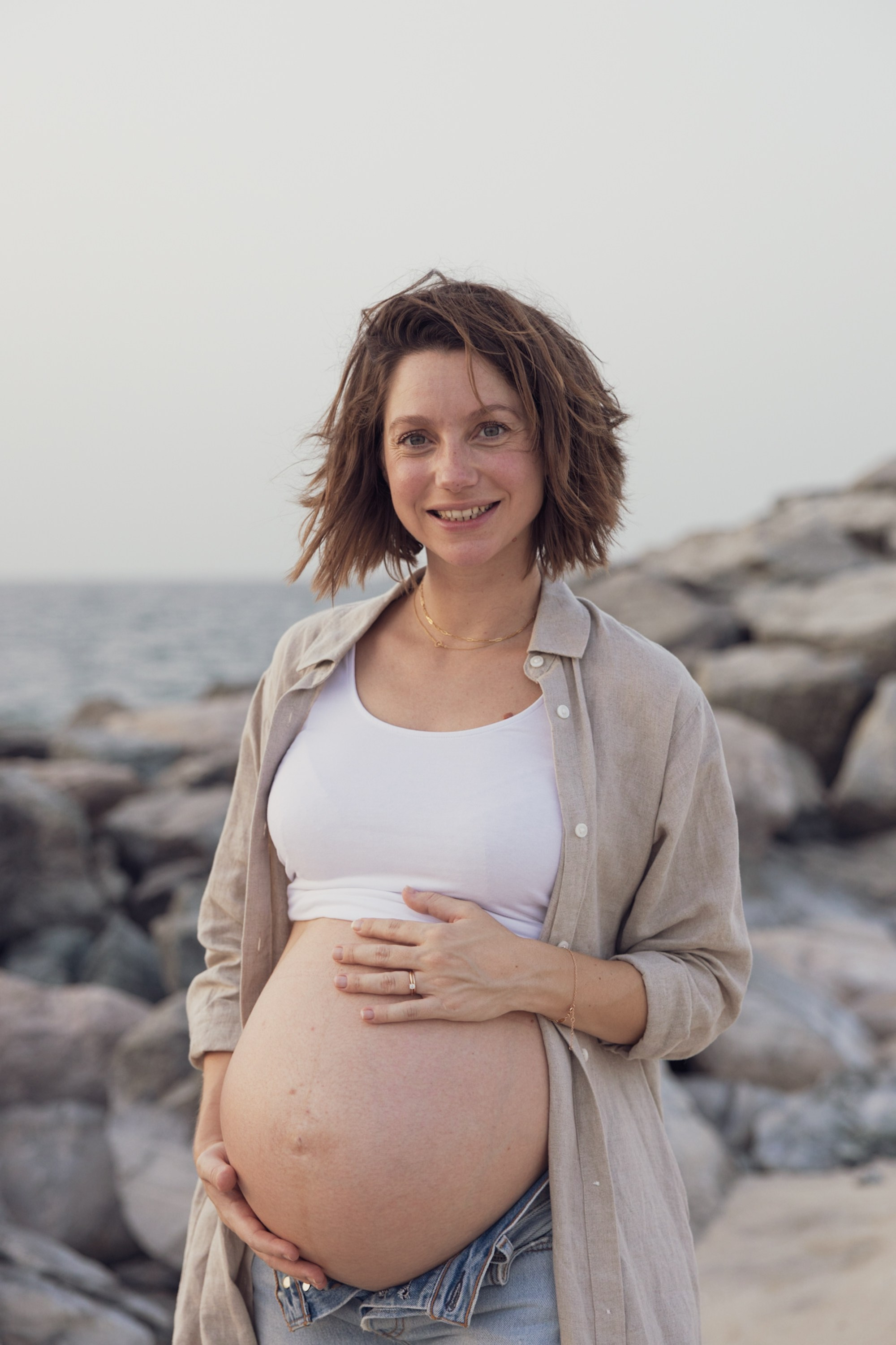 Maternity Session — Beach. Family Photographer in Dubai