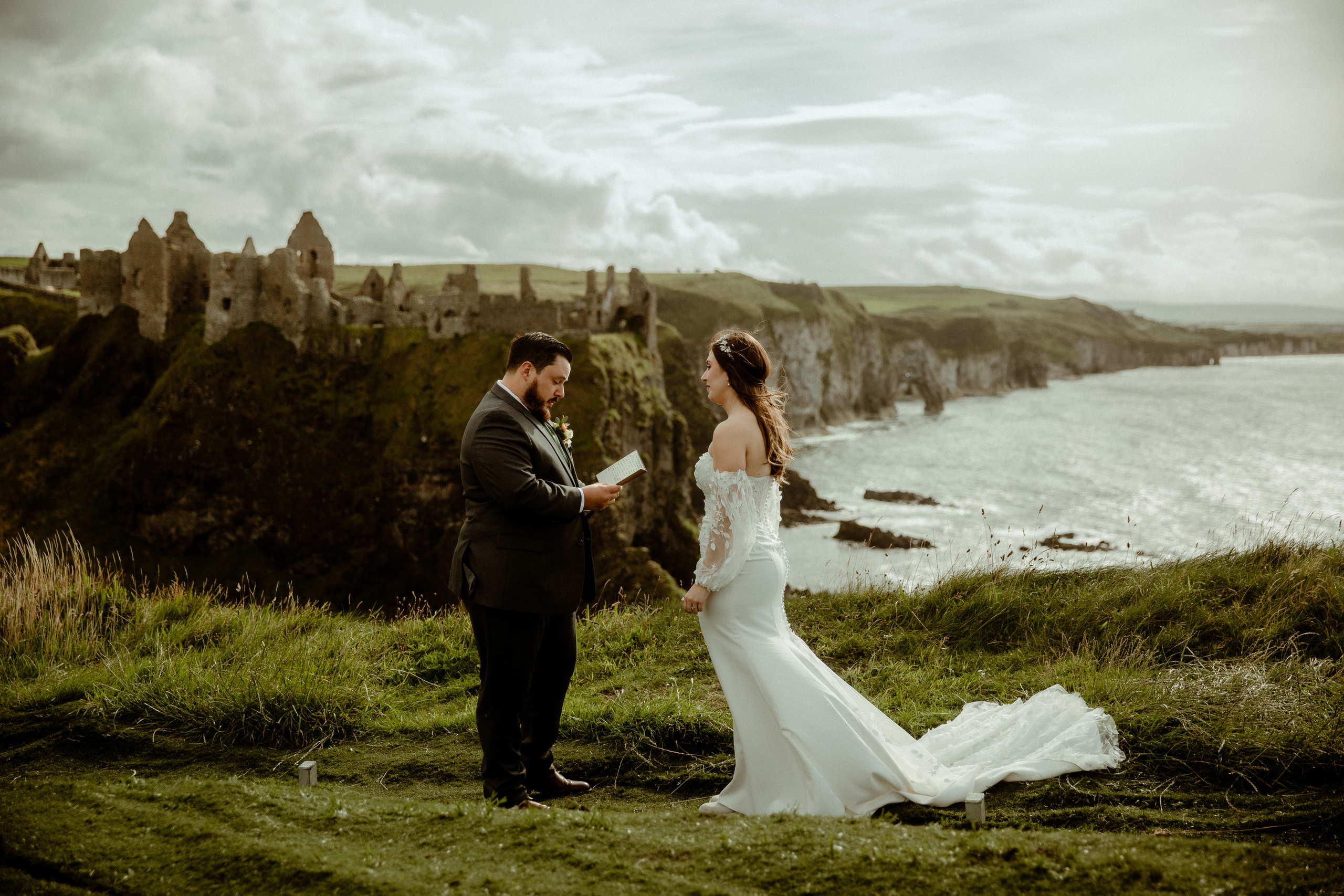 Poetic Nothern Ireland Elopement. Iceland elopement photographer & videographer
