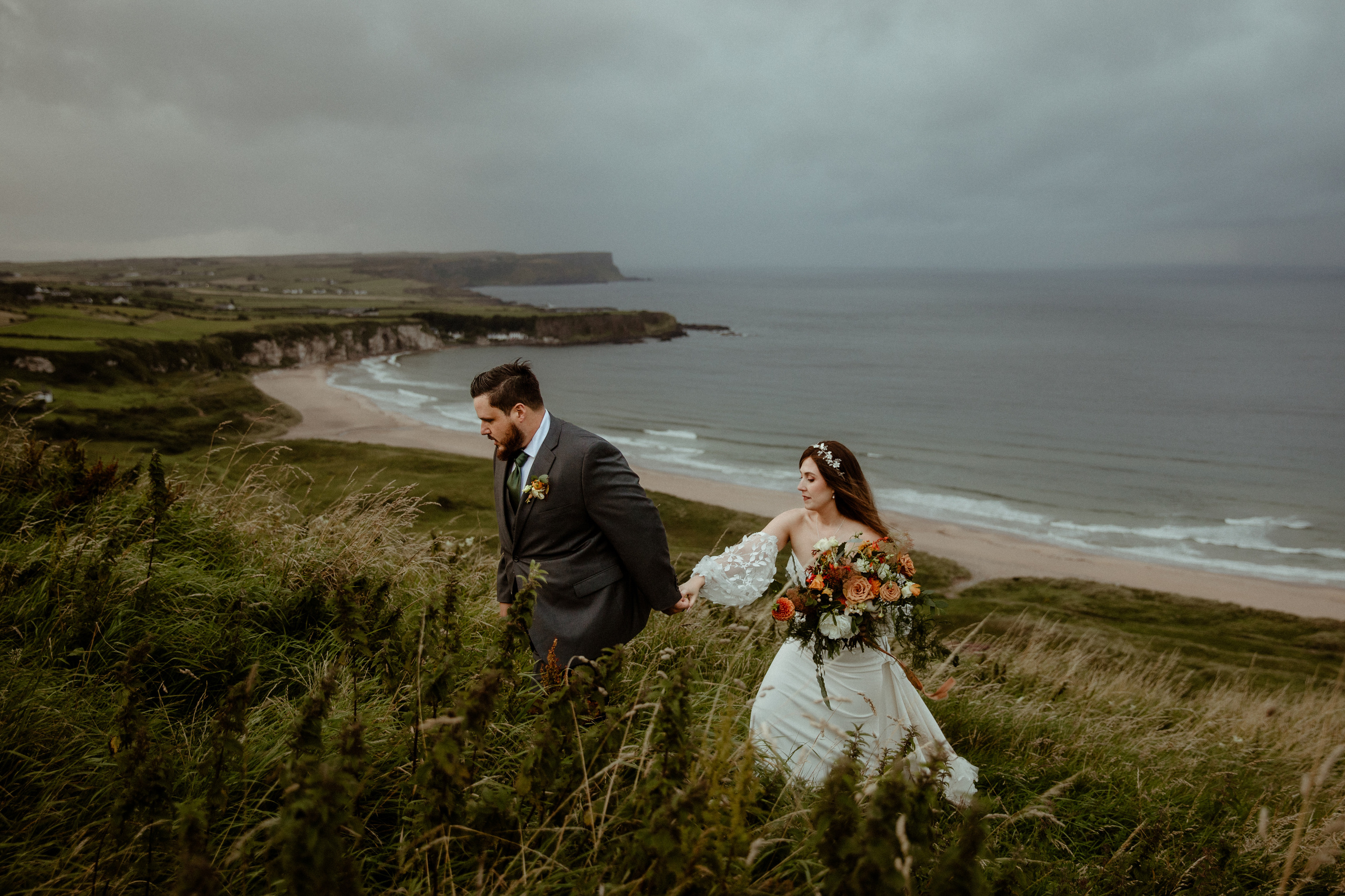 Poetic Nothern Ireland Elopement. Iceland elopement photographer & videographer