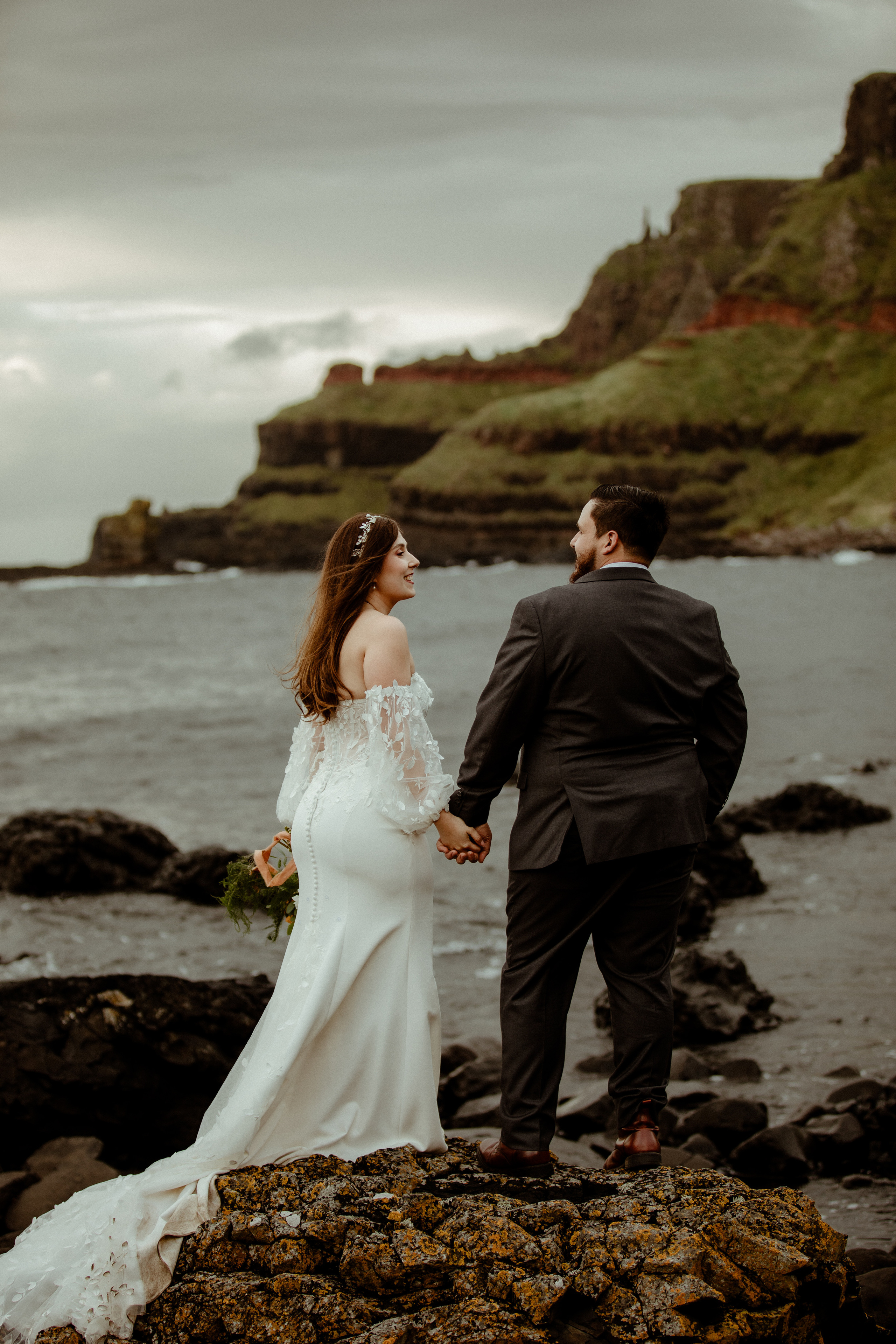 Poetic Nothern Ireland Elopement. Iceland elopement photographer & videographer