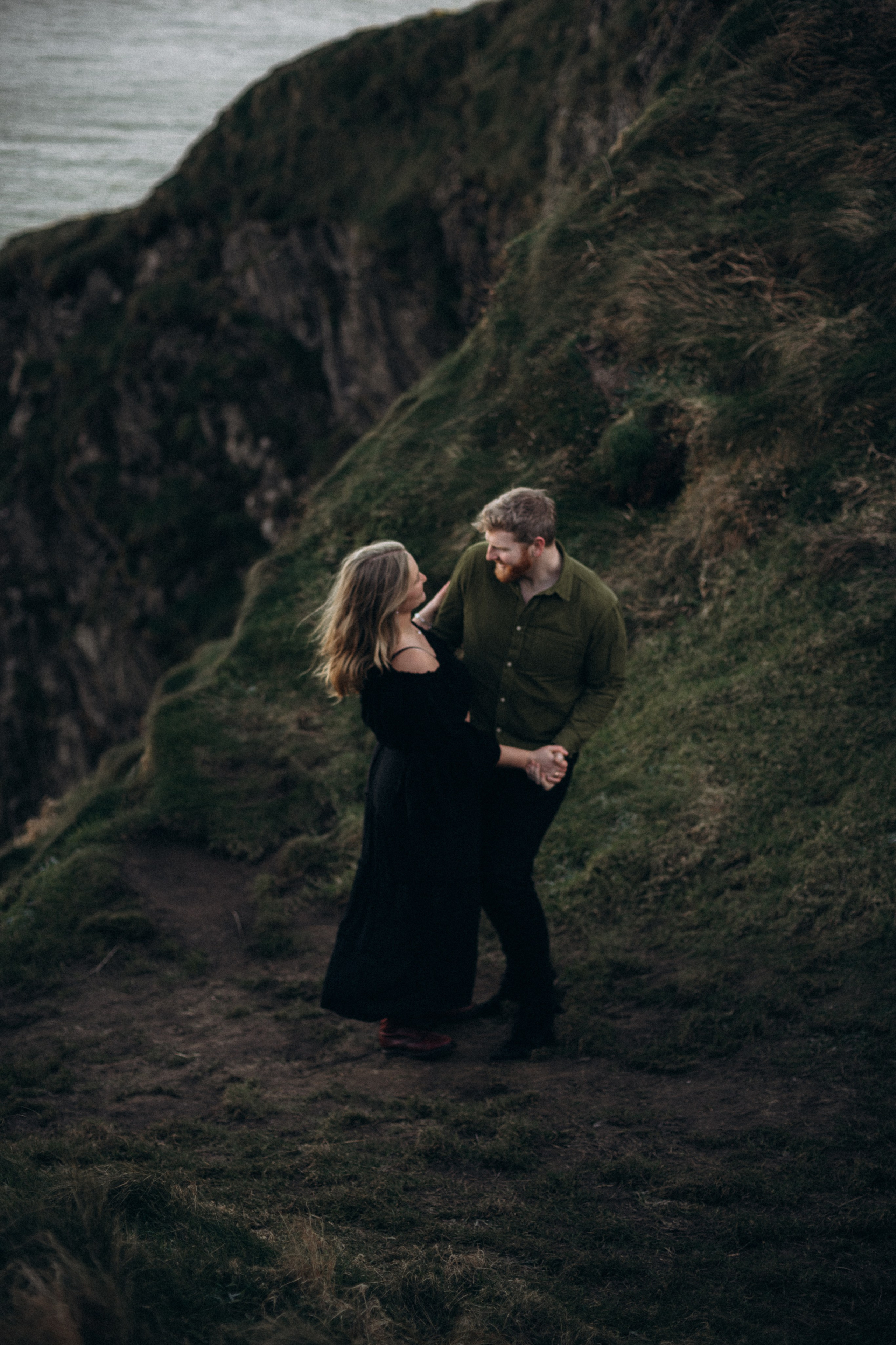 Howth cliff photoshoot. Wedding & Family photographer in County Donegal and Dublin, Ireland