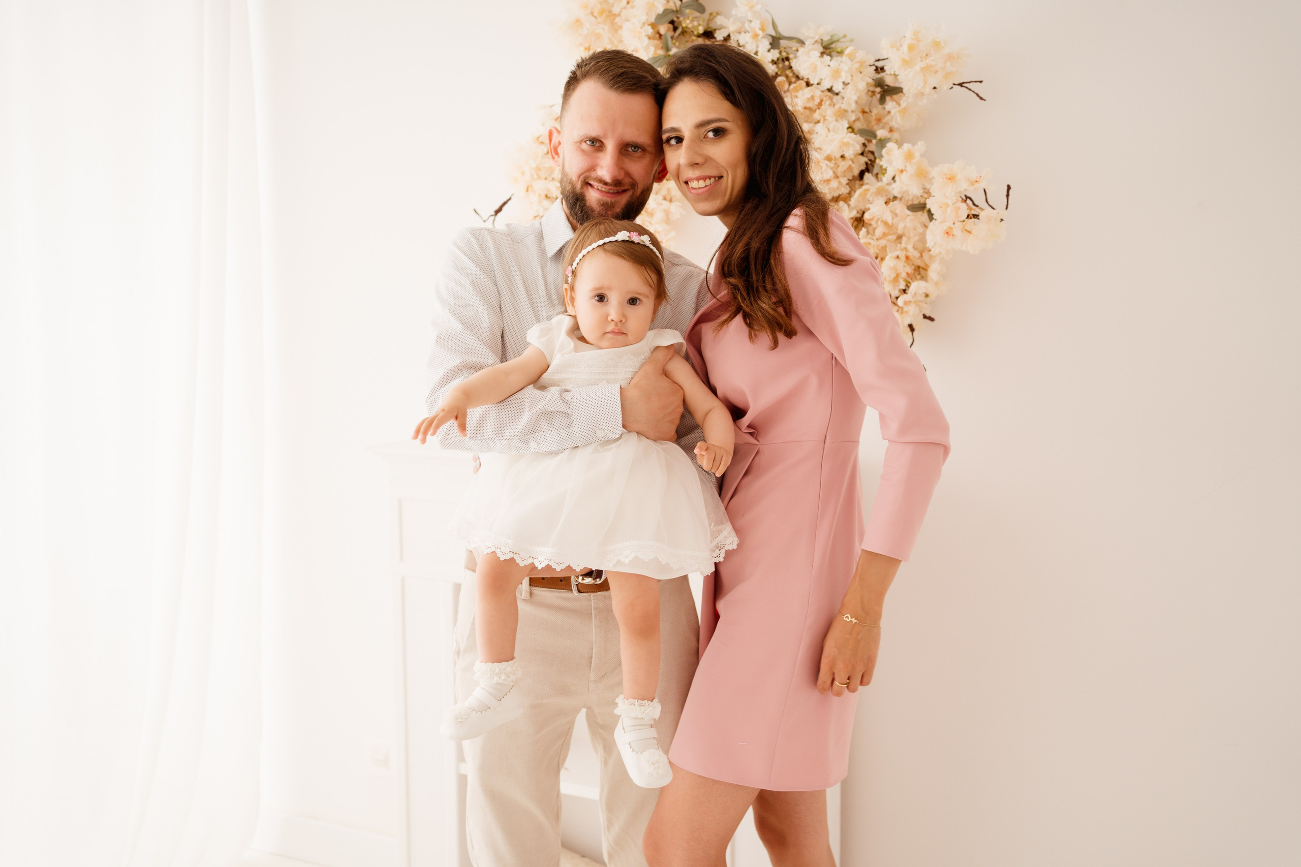 Chrzest Święty Natalii. Fotograf Łódź - sesja ciążowa, noworodkowa, dziecięca. Studio w Łodzi