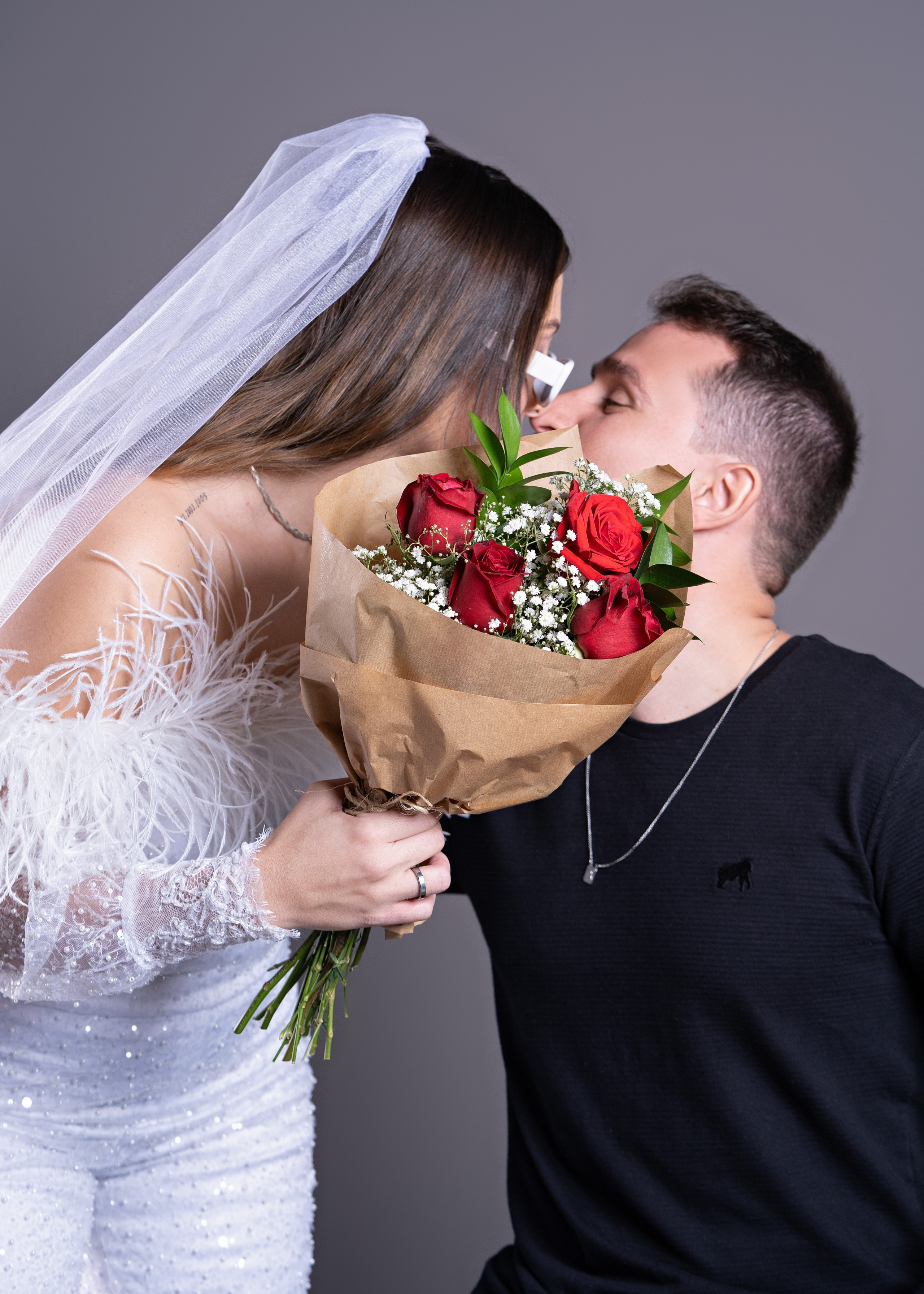 Pré Wedding Estúdio — Carol e Eric. Fotógrafo de casamento e Filmmaker de casamento