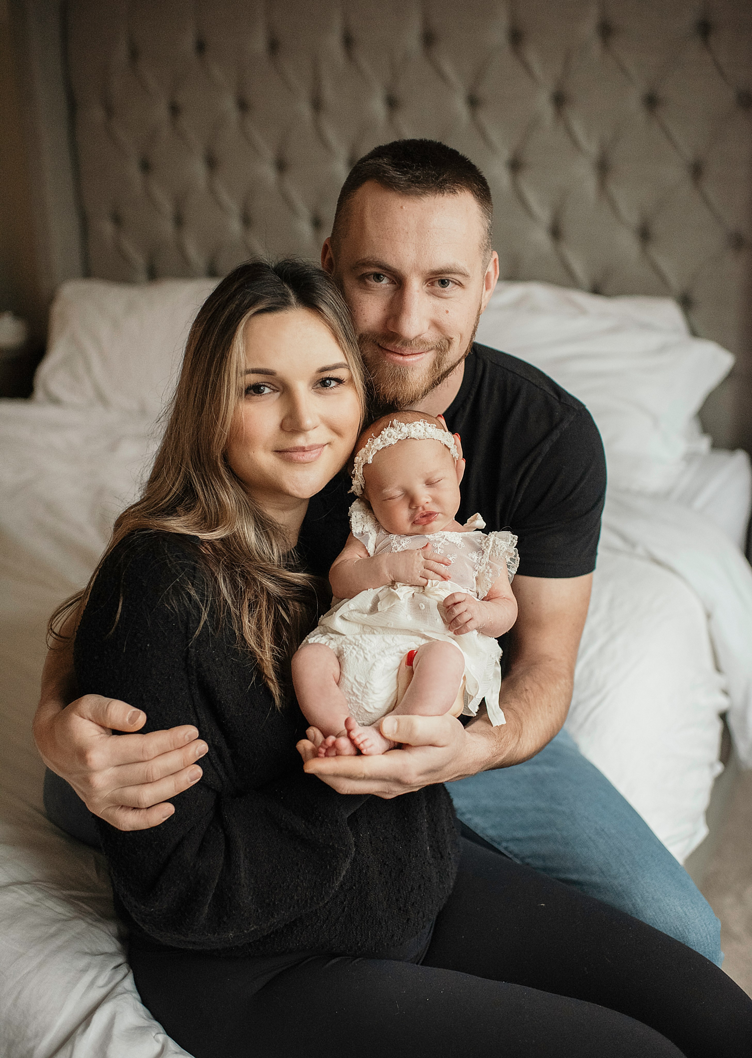 Little flower girl. Newborn, pregnancy, family photographer in New Jersey