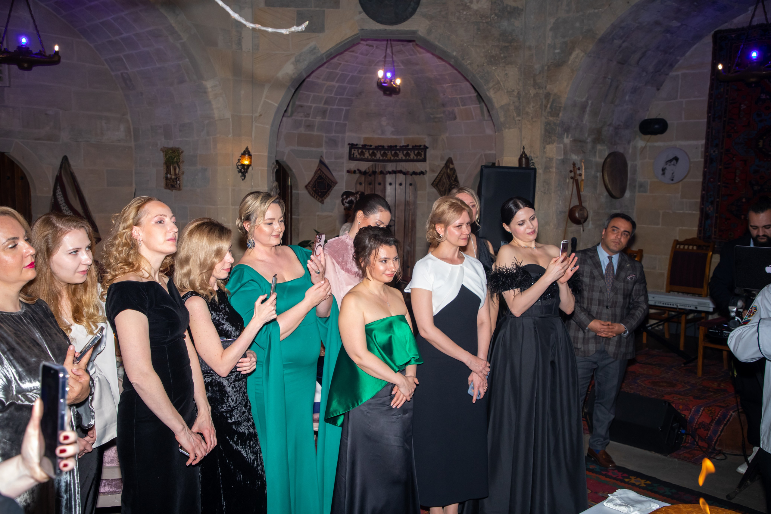 Gala-Dinner with the French Countess, the main etiquette expert Marie de Tilly. Baku Photographer