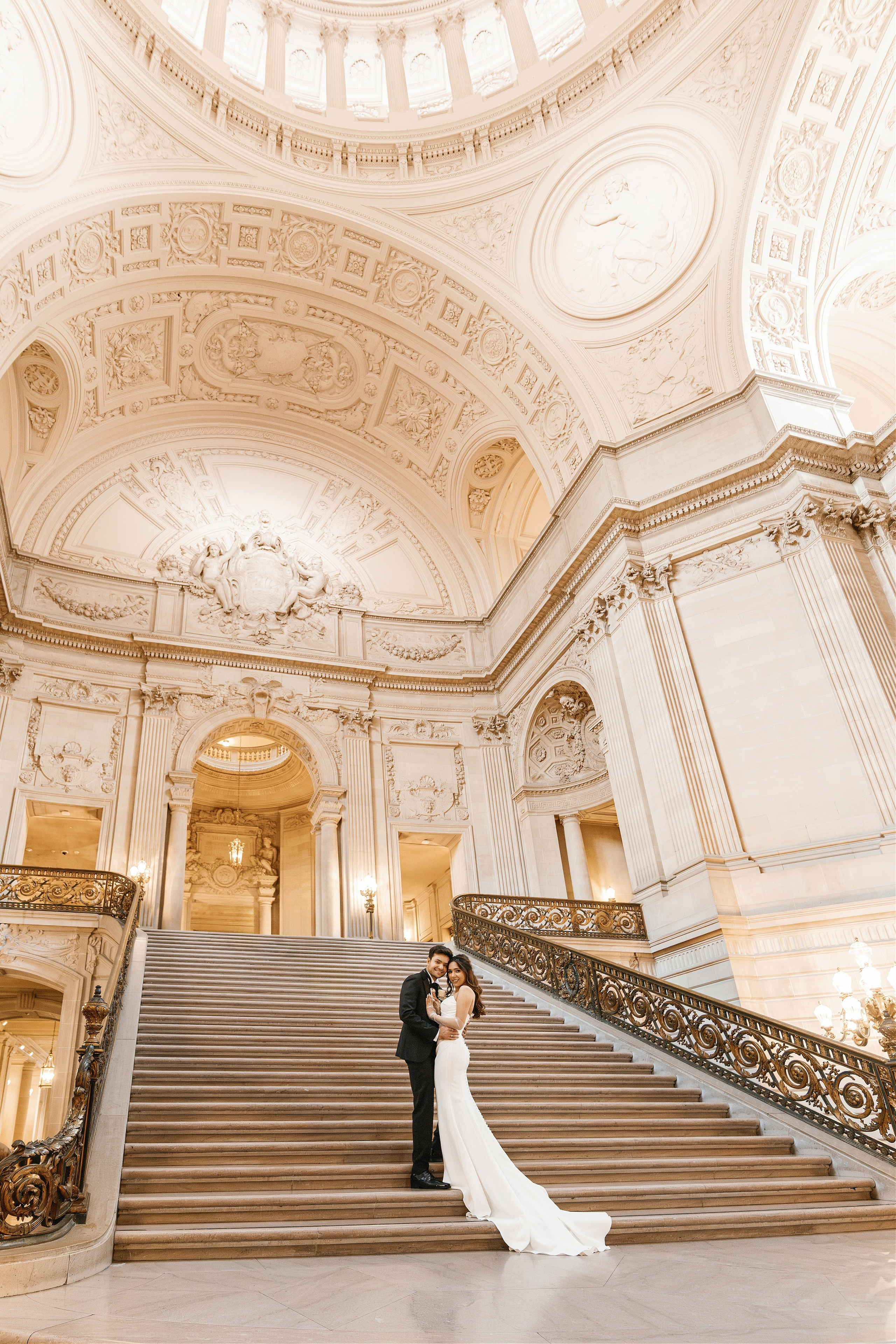 San Francisco City Hall Wedding. Wedding Photography & Videography Team in California, Los Angeles, San Francisco, San Diego and Travel