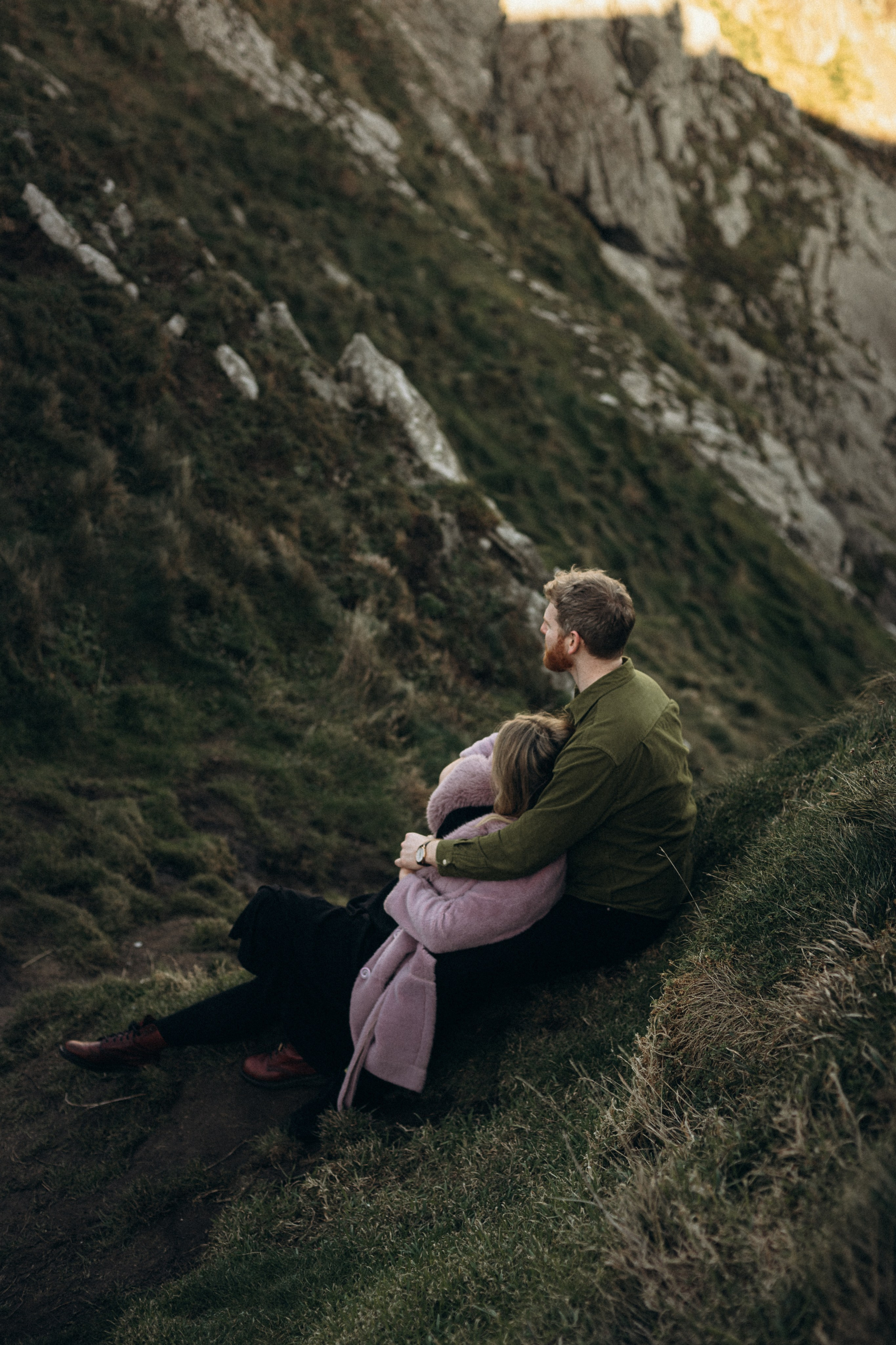 Howth cliff photoshoot. Wedding & Family photographer in County Donegal and Dublin, Ireland