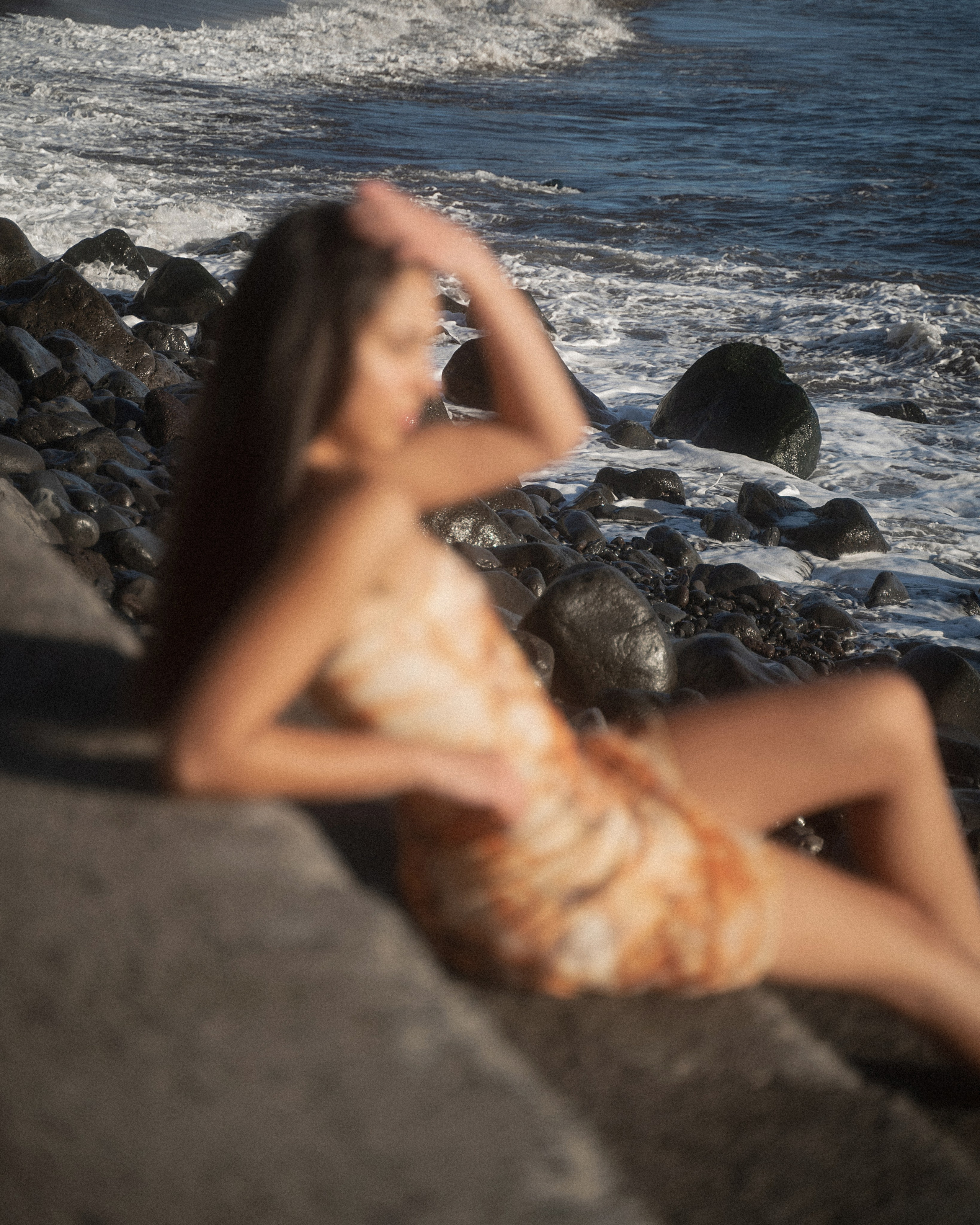 Sunset Portraits with Gabriella | Formosa Beach, Madeira Photography. Your photographer in Madeira