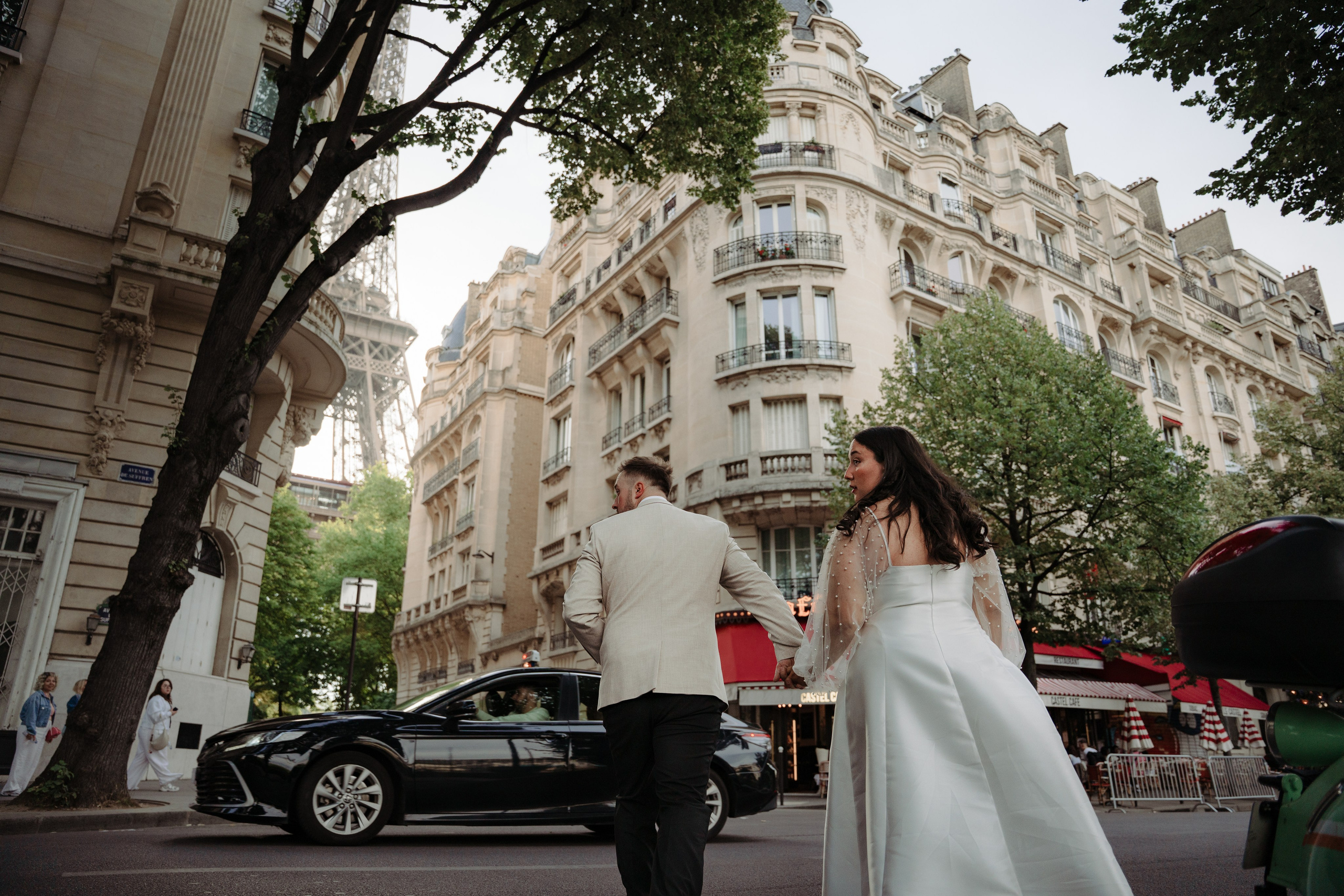 Gerianne & Jordan — the newlyweds in Paris!. Фотограф в Париже Полина Осипова