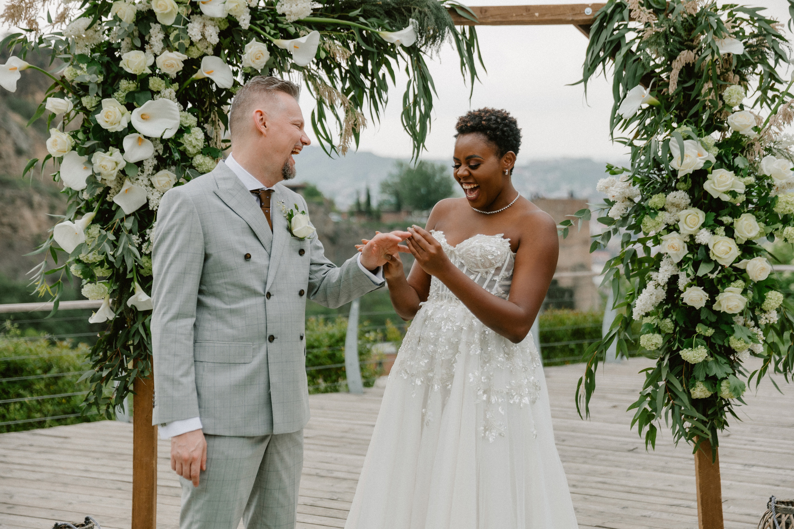 Muthoni & Christoffer. Photographer Anna Nazarenko