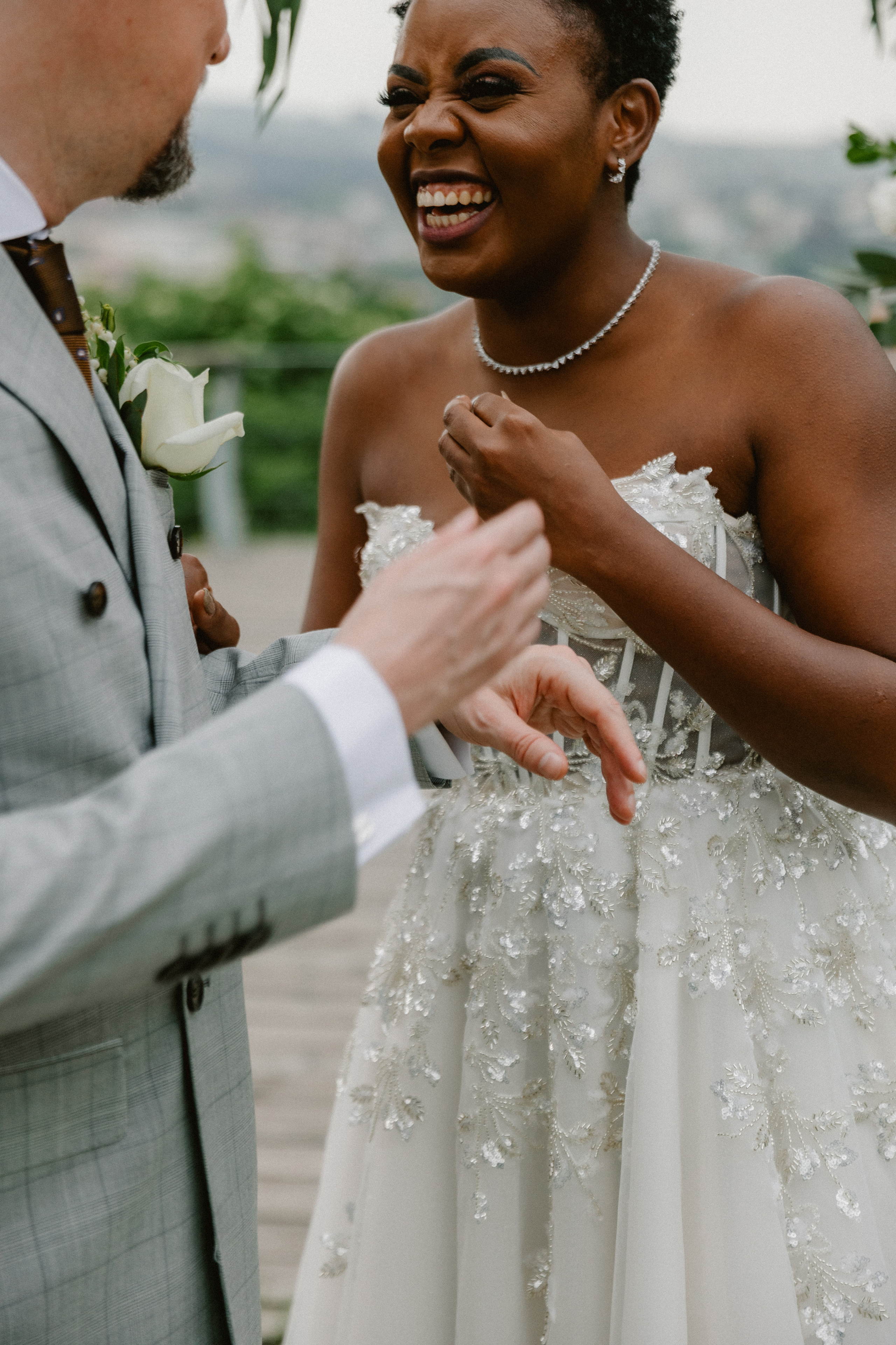Muthoni & Christoffer. Photographer Anna Nazarenko