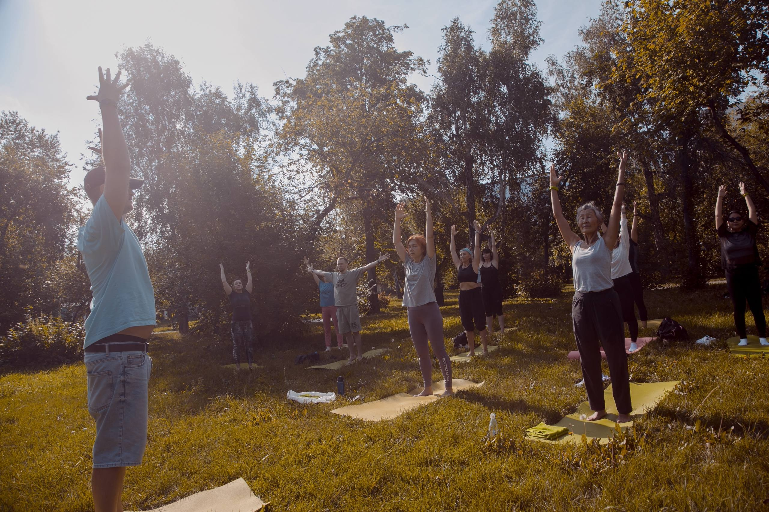 Yoga вместе с Xfit!. Репортажная съемка Shanghai Александр Ростов
