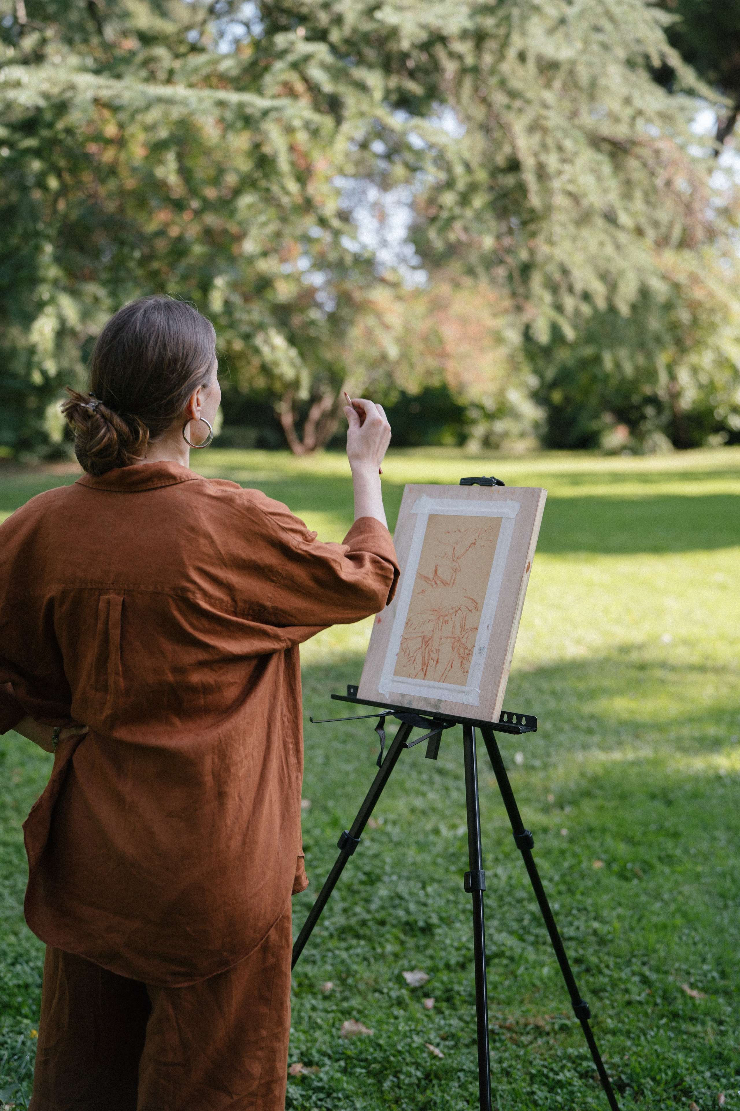 Portraits for the painter photographer Madrid. Photographer in Madrid, Spain. Alyona Belyaninova