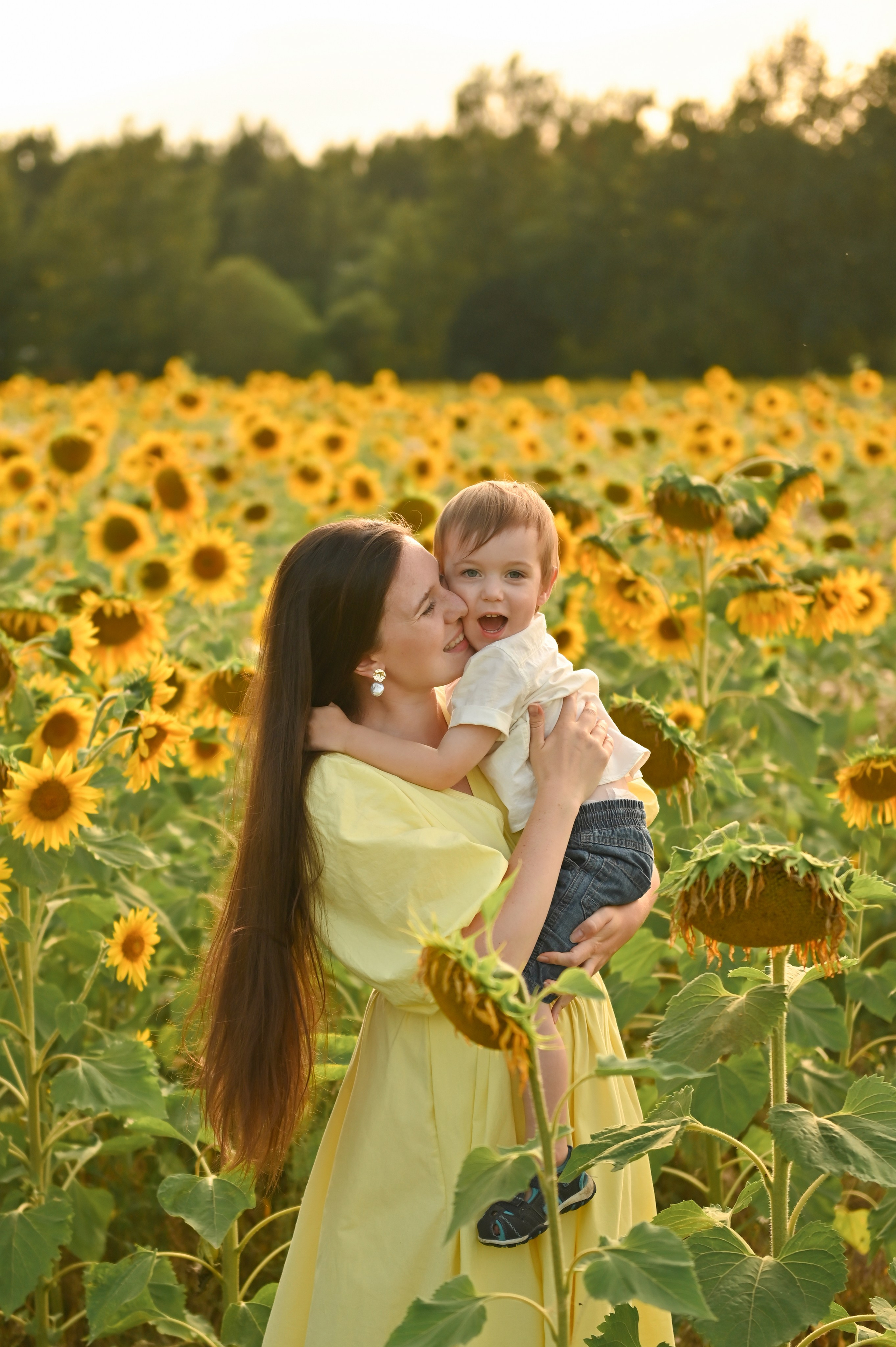 Подсолнухи. Детский и семейный фотограф в финляндии дина пулкка. контент фотограф