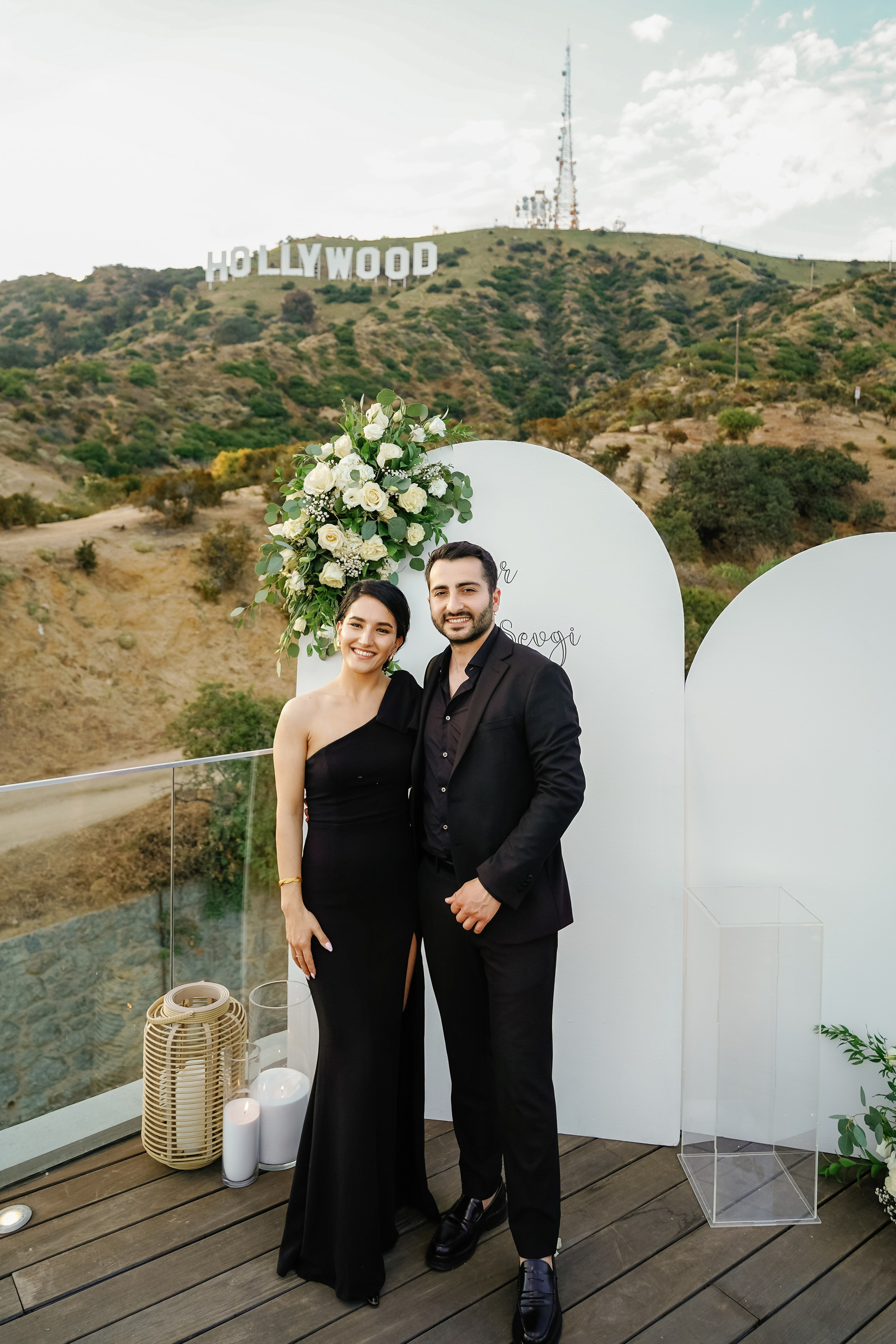 Wedding at the Hollywood Sign Venue, Los Angeles, California. Wedding Photography & Videography Team in California, Los Angeles, San Francisco, San Diego and Travel