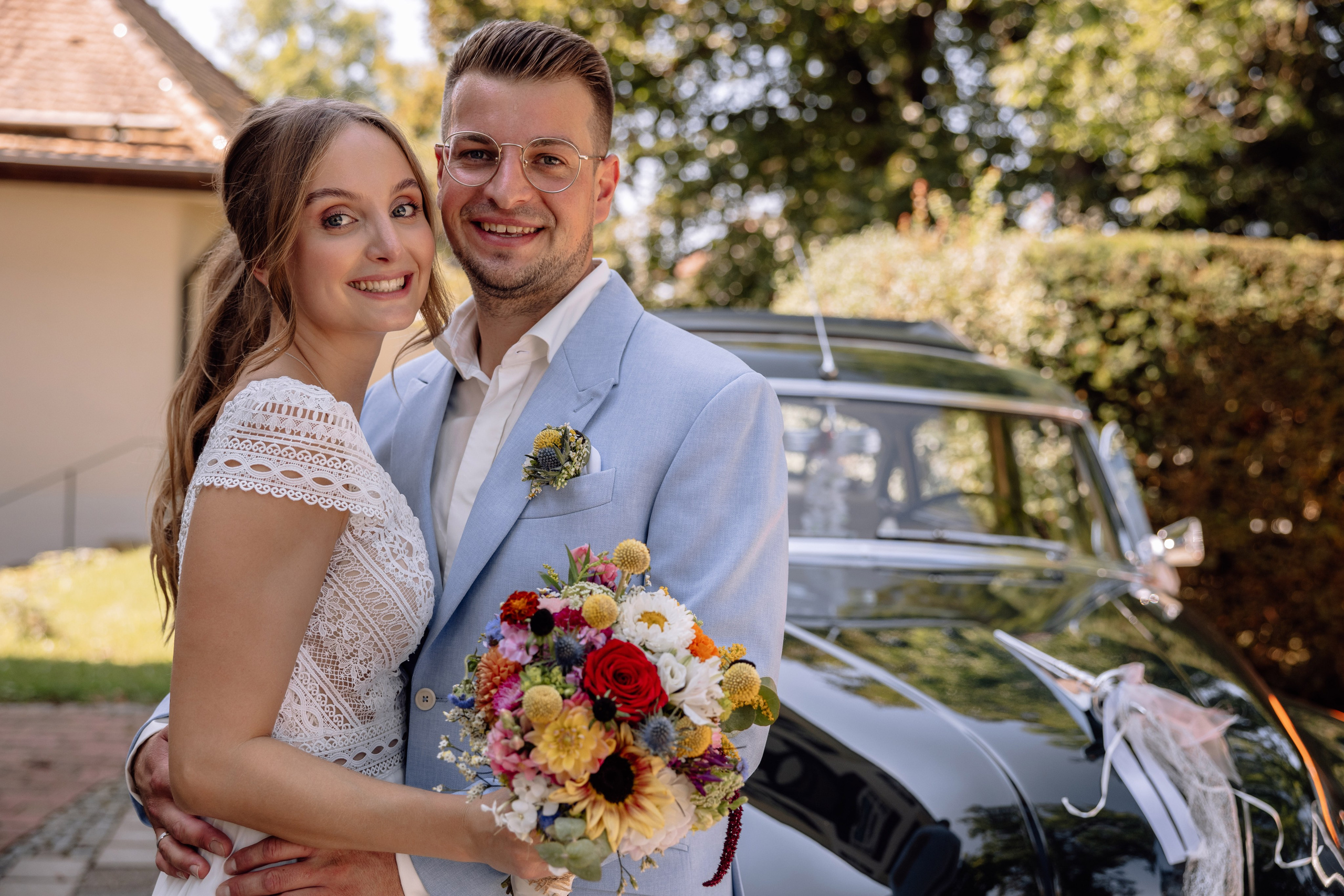 Gilching: Vanessa und Maxi. Hochzeitsfotograf München Taufe Familienfotograf Tanja Mauke