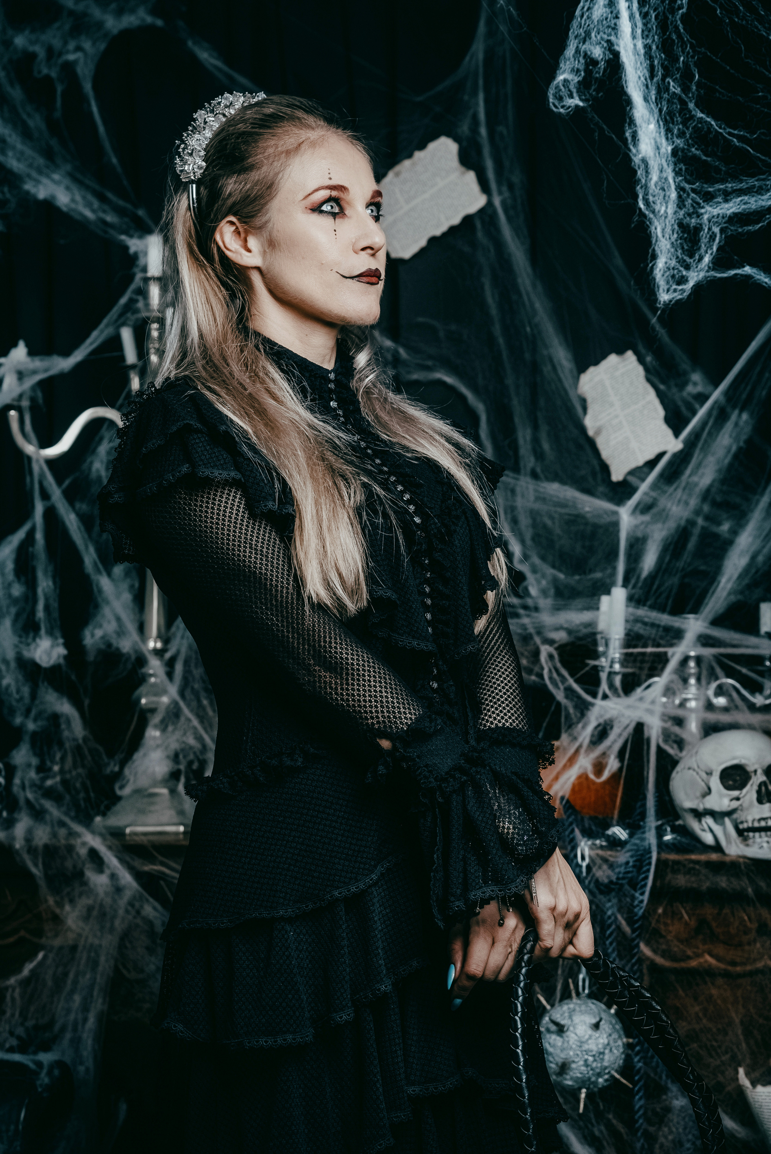 Halloween themed studio photo shoot 