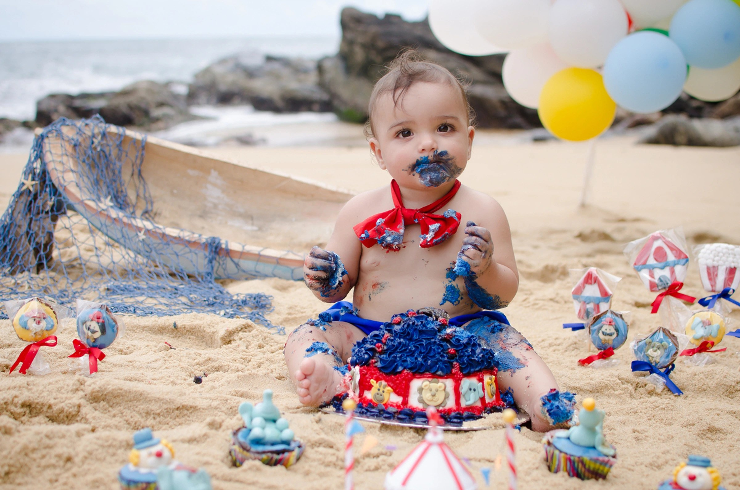 Smash The Cake do Enzo. Fotógrafa de Eventos em São Paulo e Sorocaba Kika Damasceno