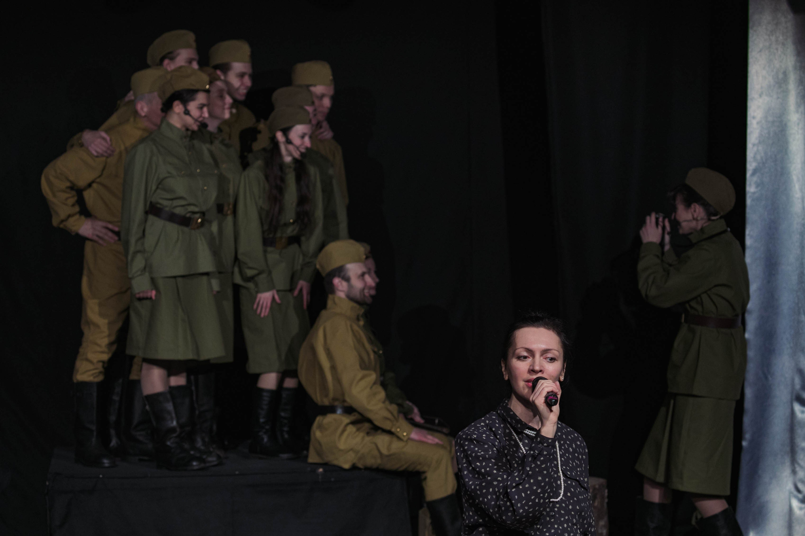 Спектакль "У войны не женское лицо" НМДТ "Образ", 2024 г. Фотограф: Адмакина Дарья