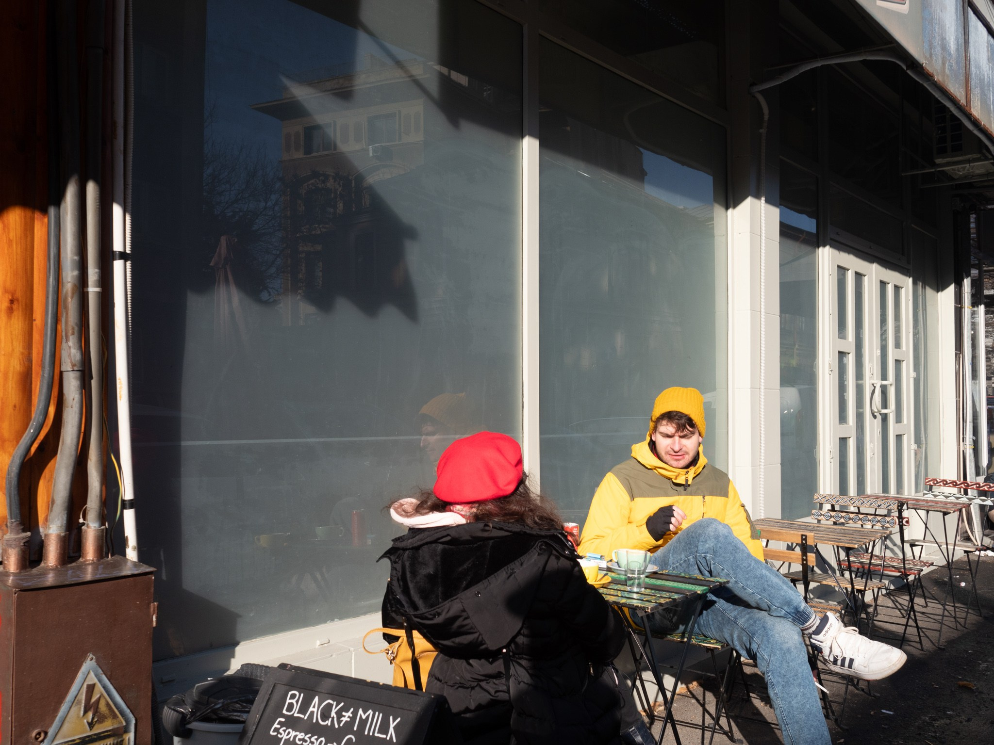 Color street. Humanistic street photographer in Bucharest
