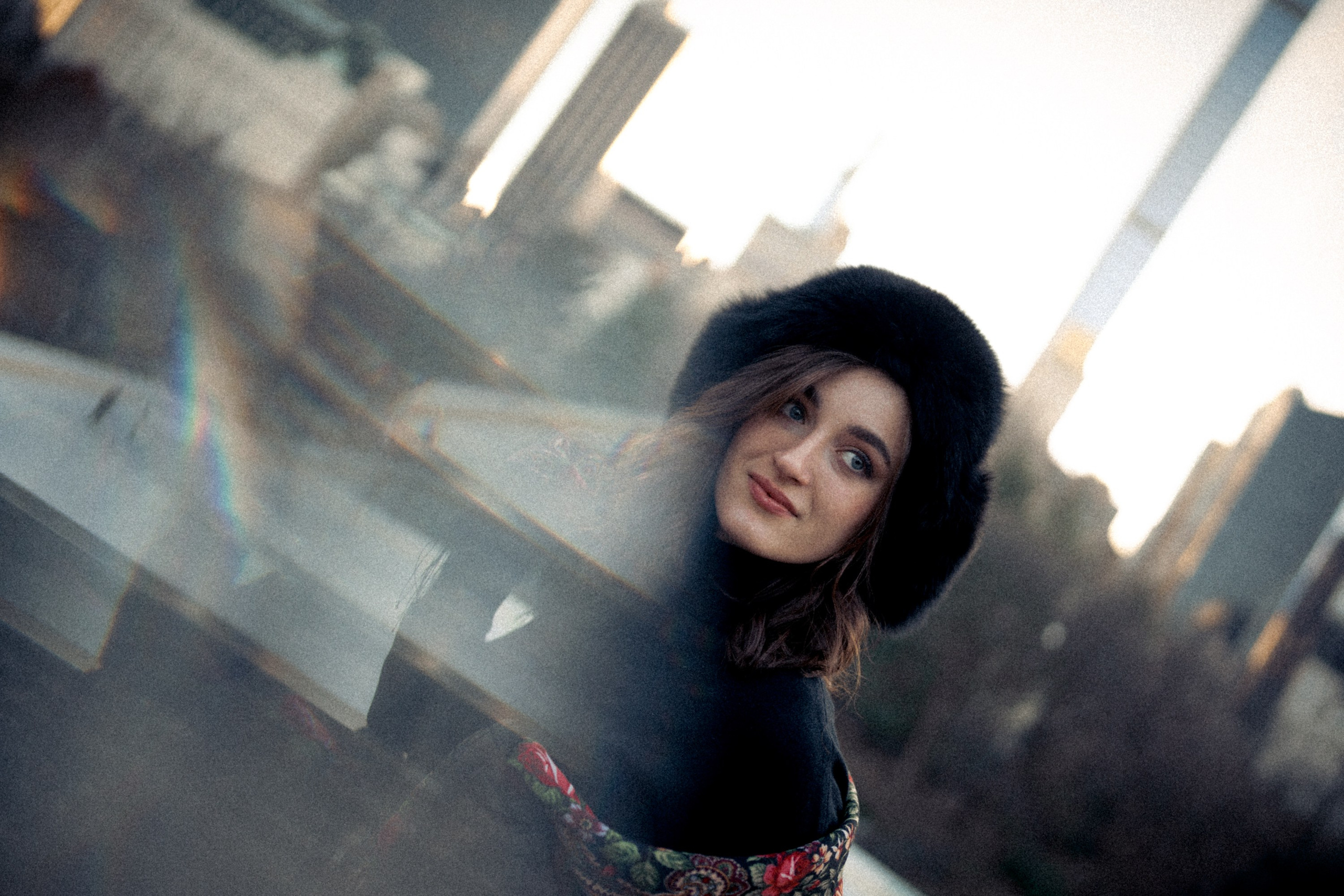Winter in Central Park. Portrait and wedding photographer in New York