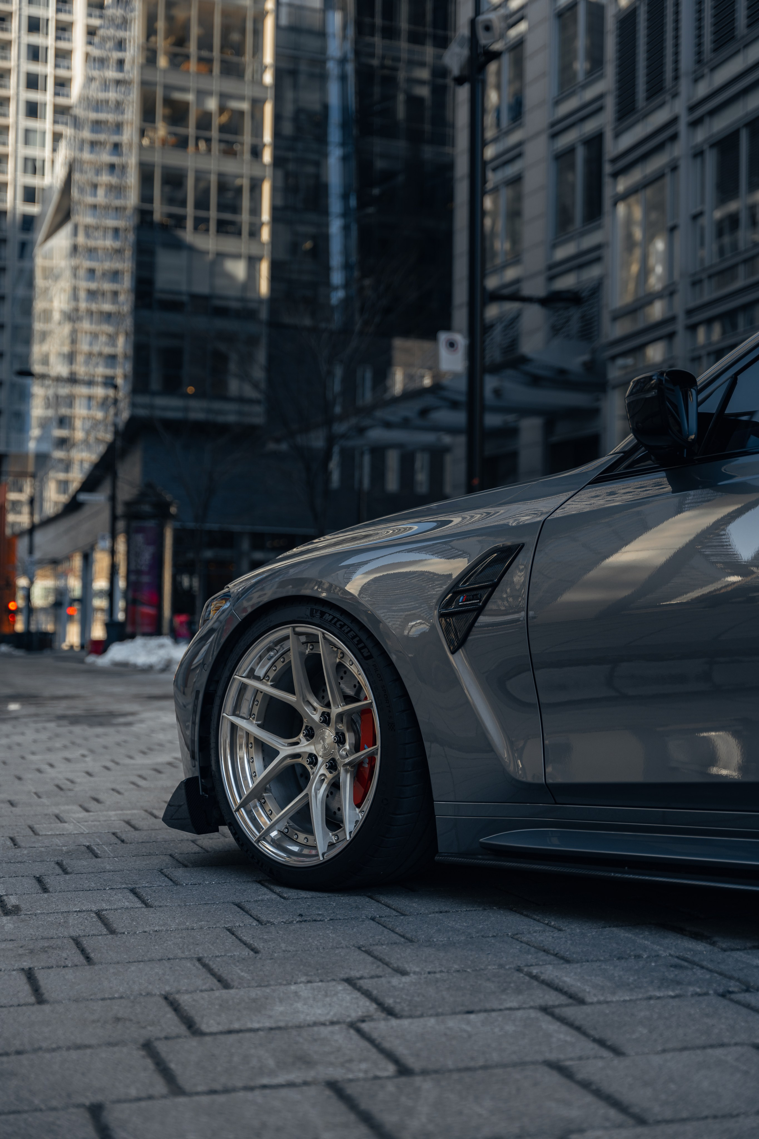 BMW M3 G80 Downtown Montreal. Photographer in Paris — Vitalii Motruk