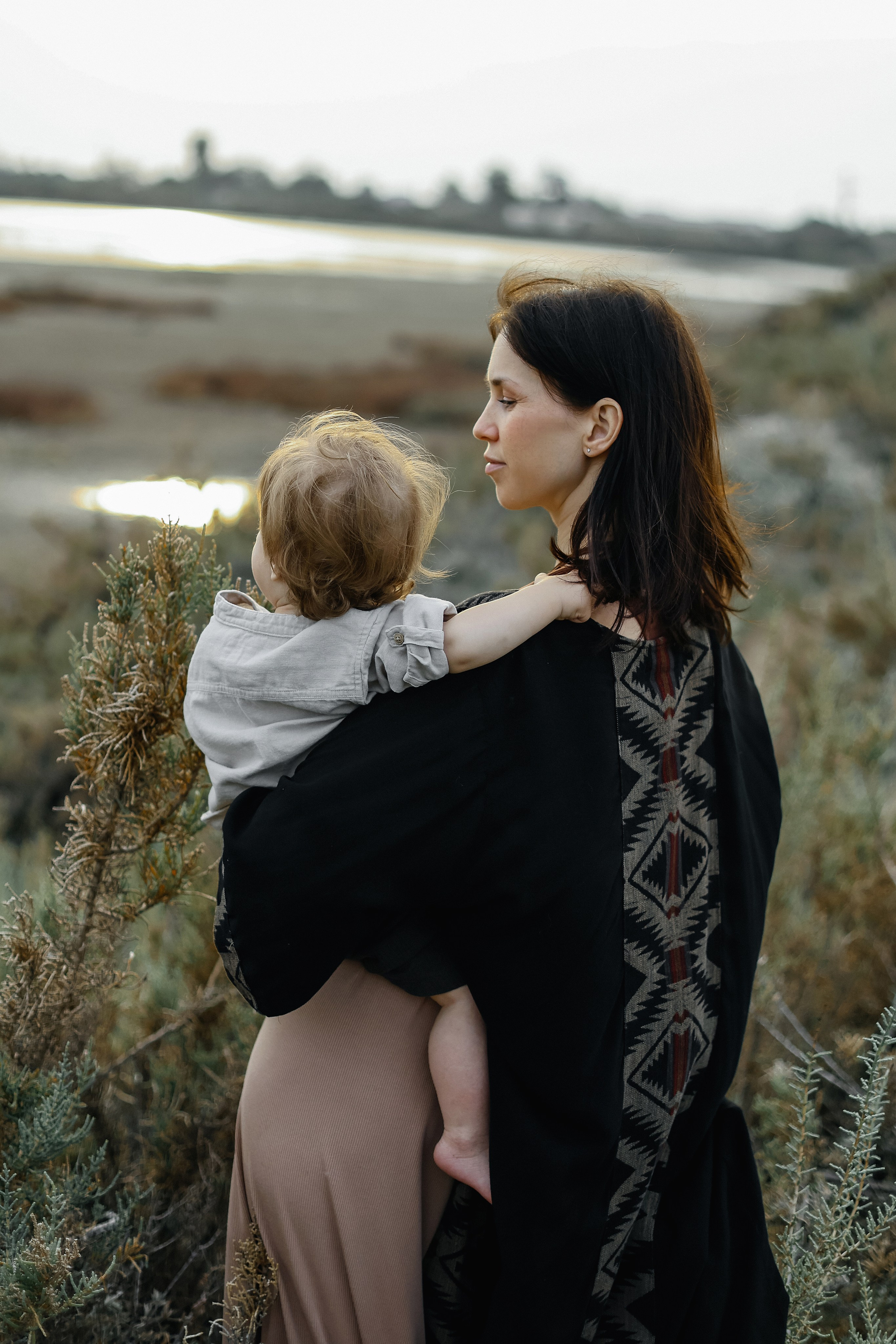 Little curls in Atlit. Family photographer in Israel