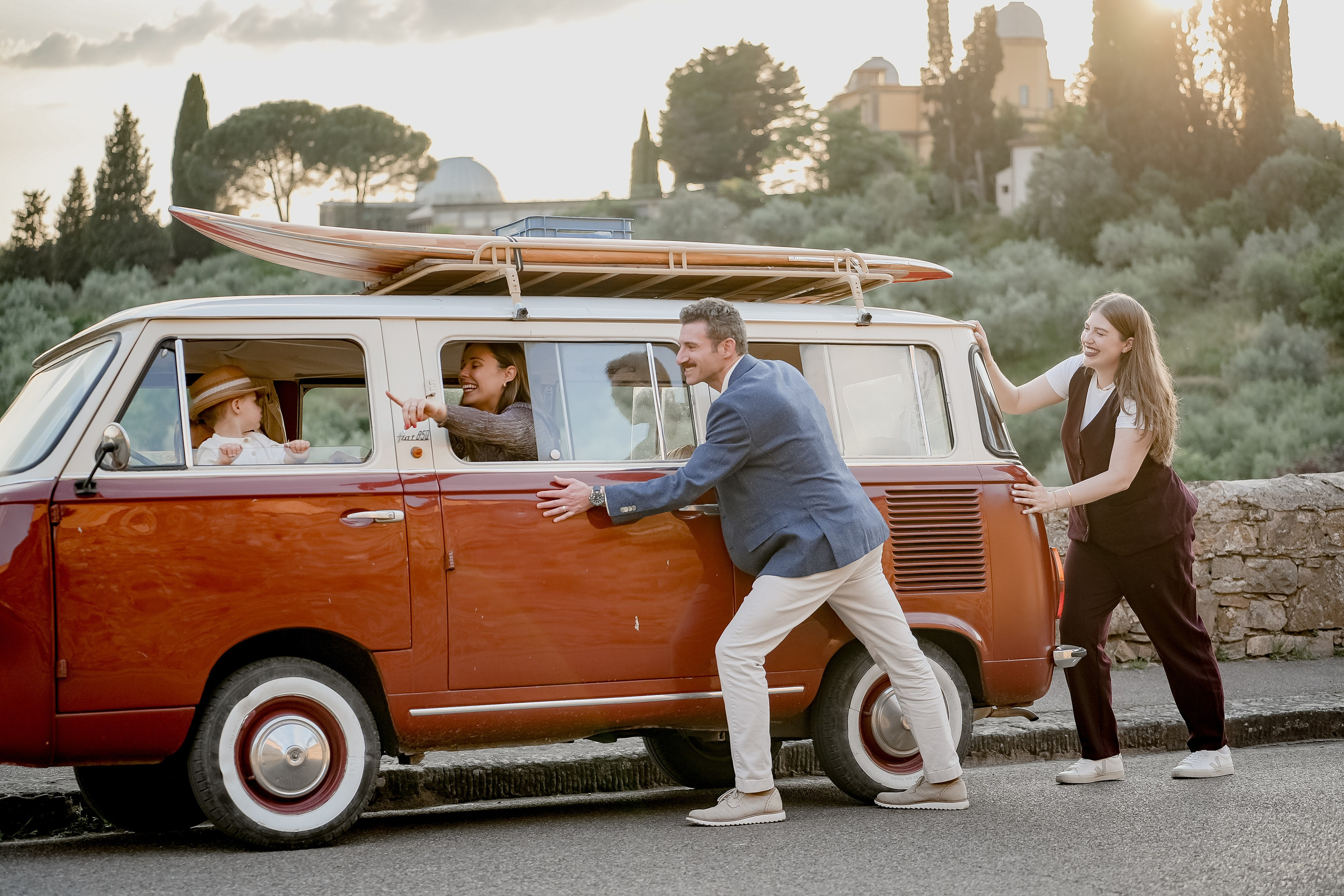 Jessica & Family. Wedding Photographer in Italy