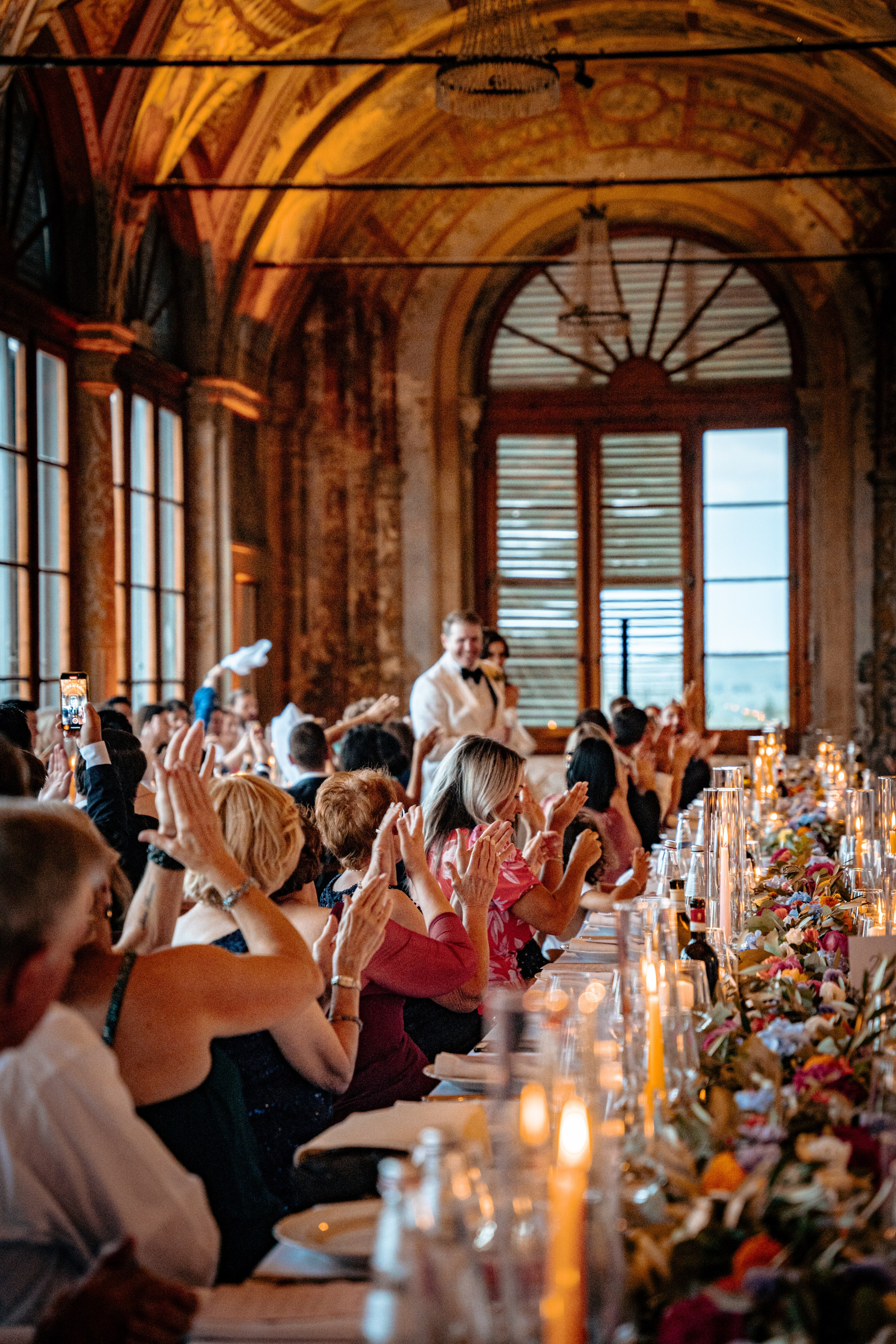 Dinner & Party. Wedding Photographer in Italy