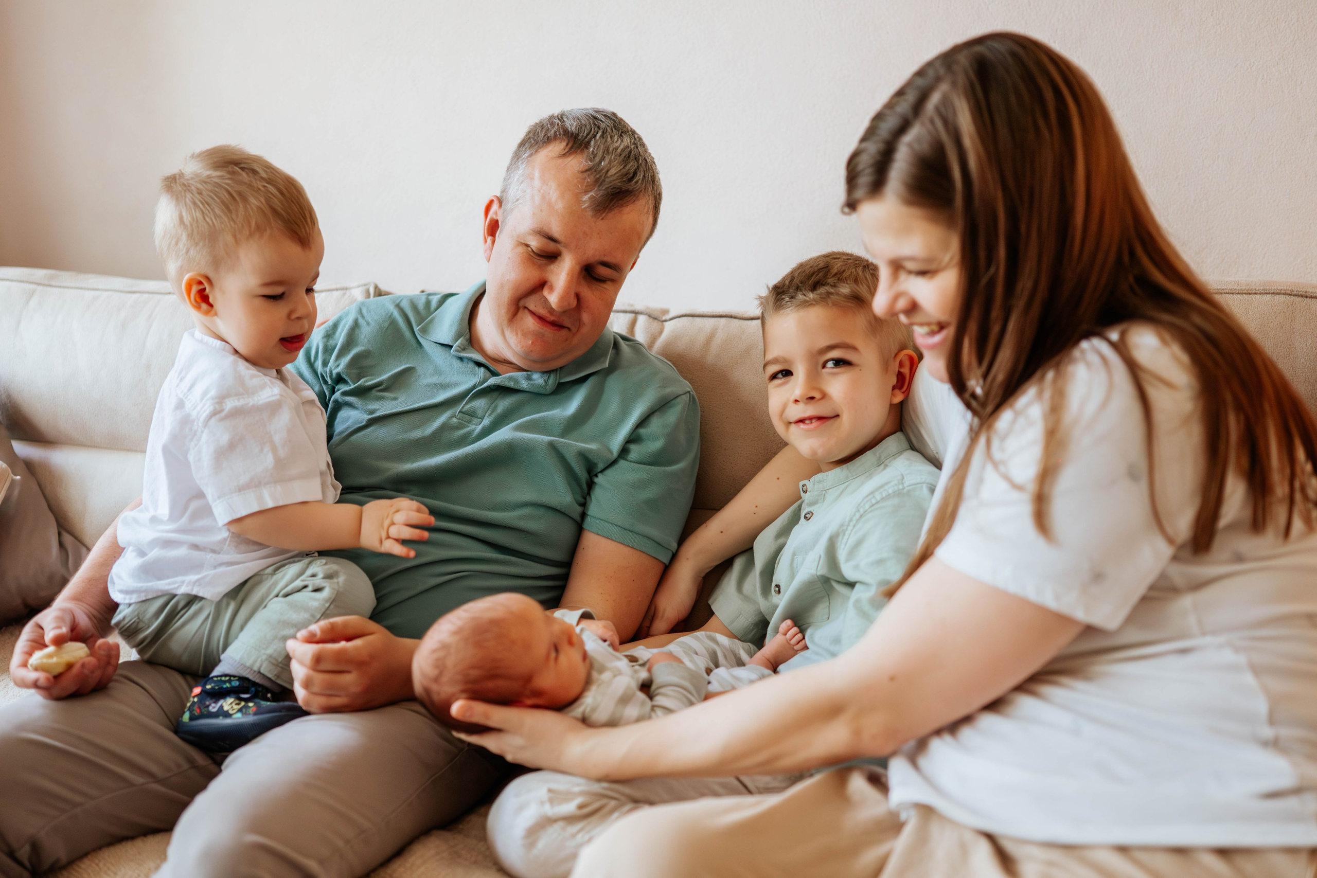 Bojan, Marija, Mihajlo, Viktor i Aleksa - porodično fotografisanje. Dečiji i porodični fotograf