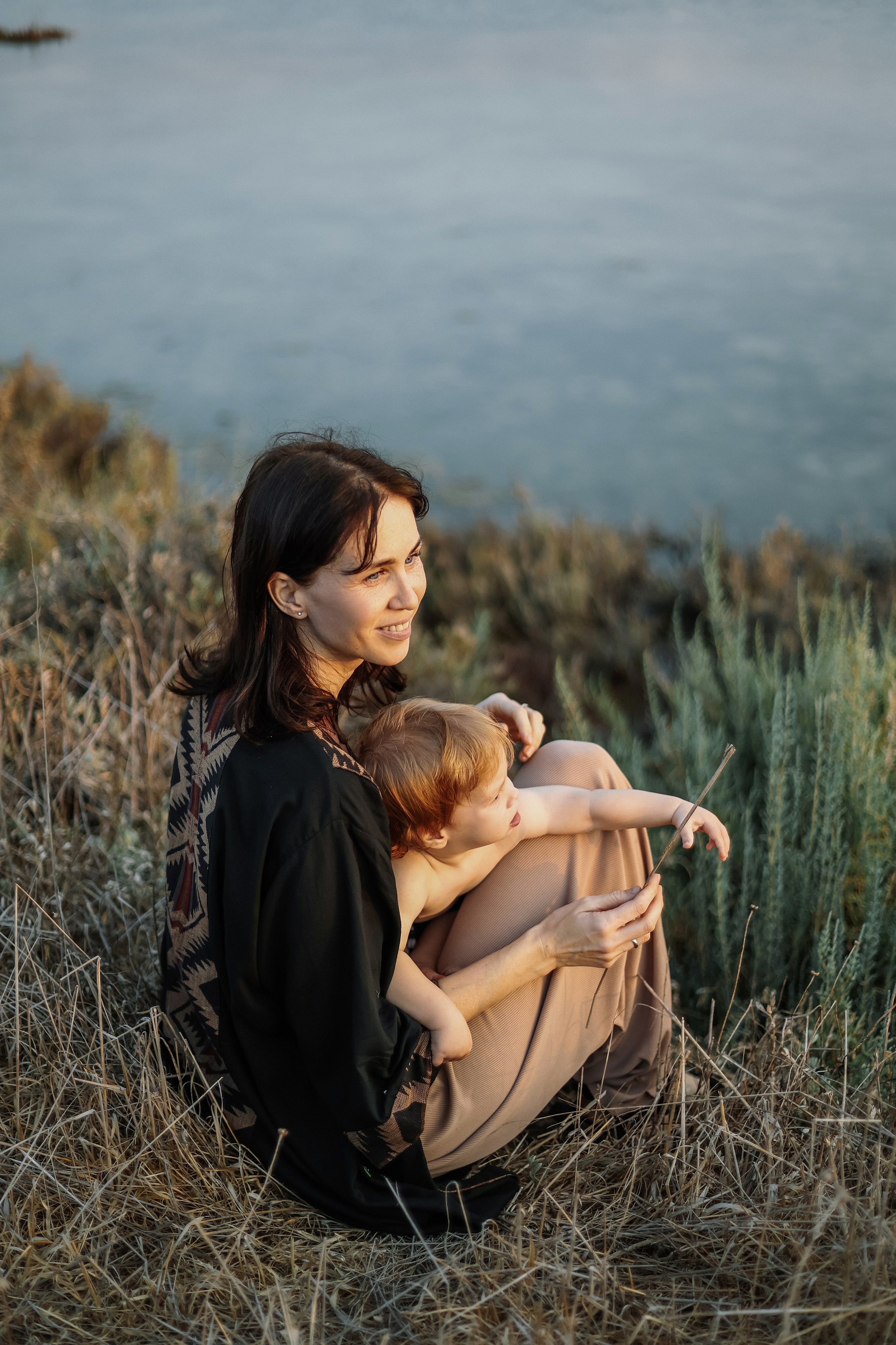 Little curls in Atlit. Family photographer in Israel