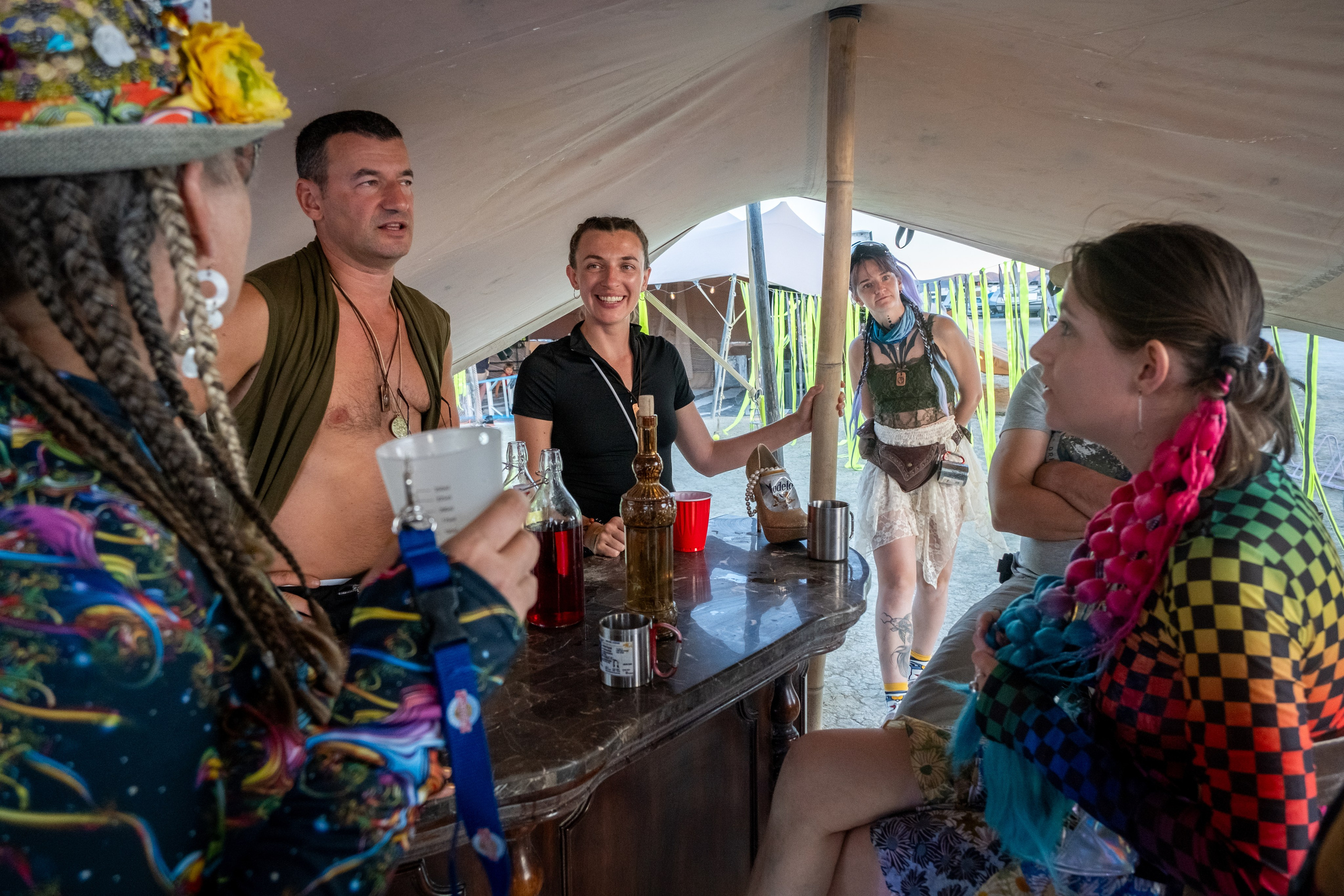 BURNING MAN 2024. Reportage concert portrait photography in the San Francisco Bay Area