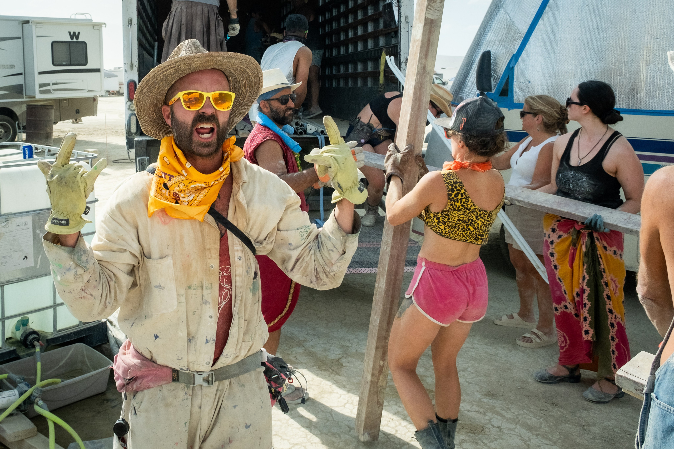 BURNING MAN 2024. Reportage concert portrait photography in the San Francisco Bay Area