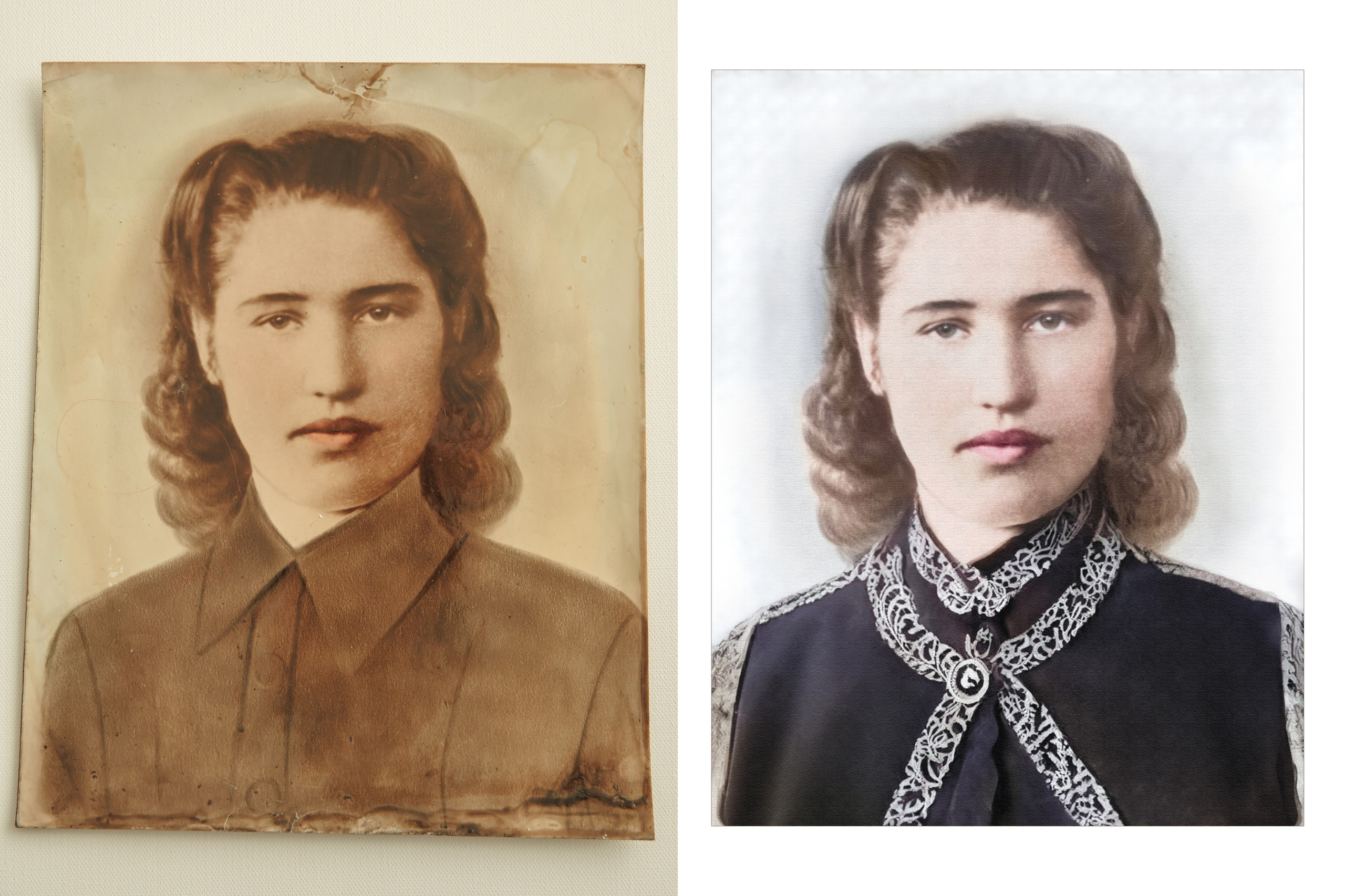 Реставрация фото. Семейный, детский, школьный фотограф в Нарве, Эстония, Зоя Хусаинова