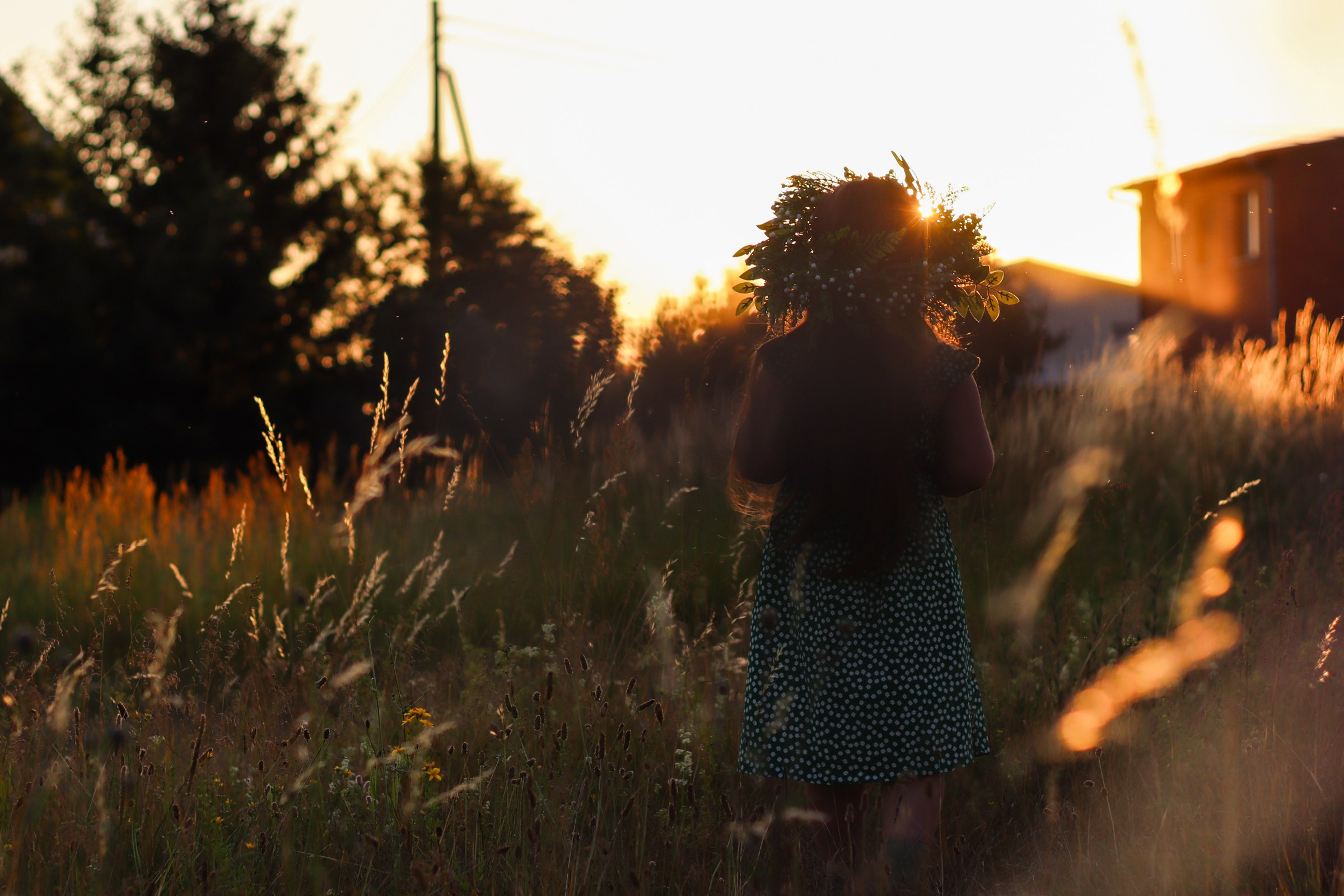 Детская фотосессия на закате. Фотограф / Даугавпилс