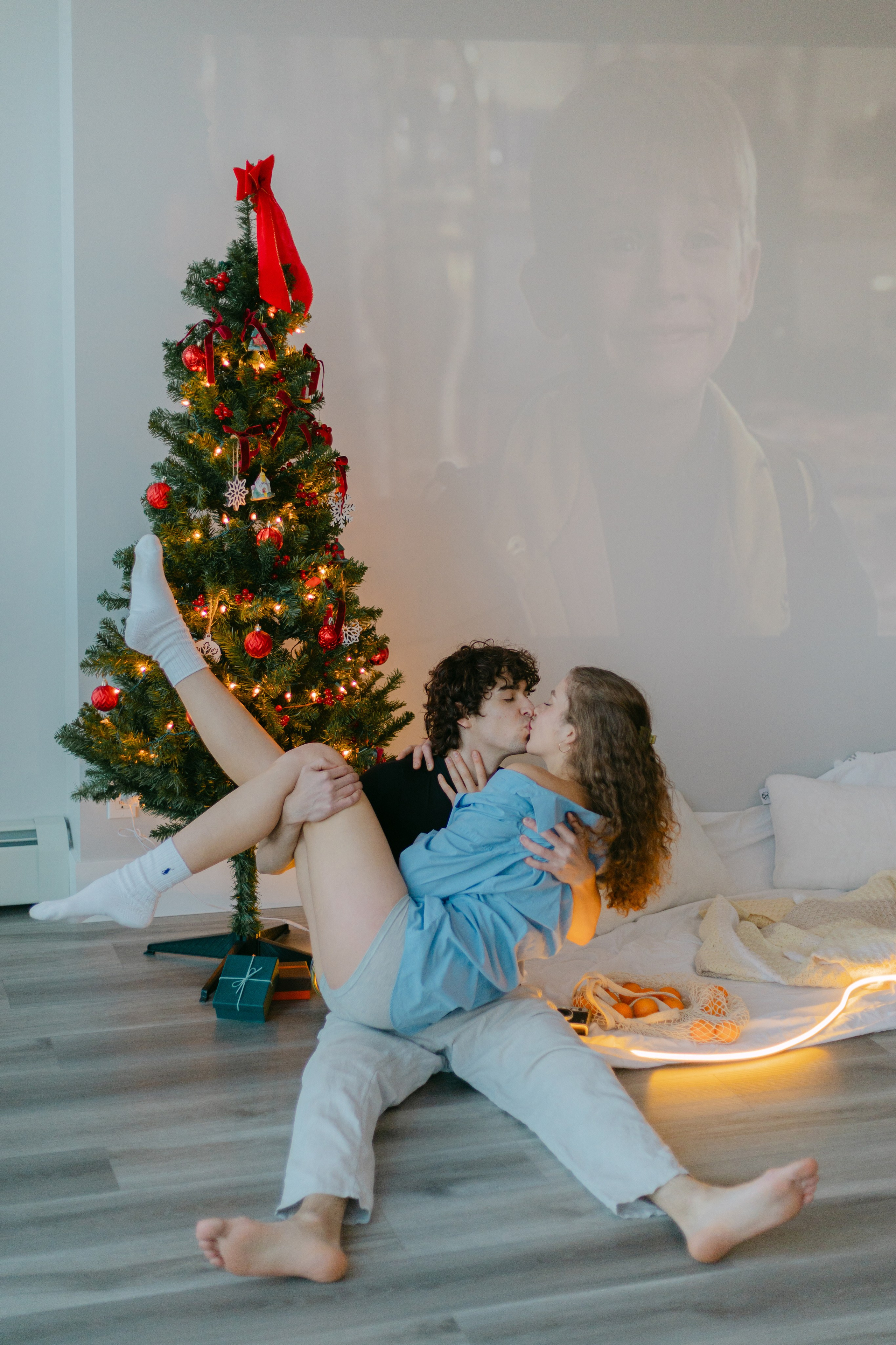 Christmas magic together. Home