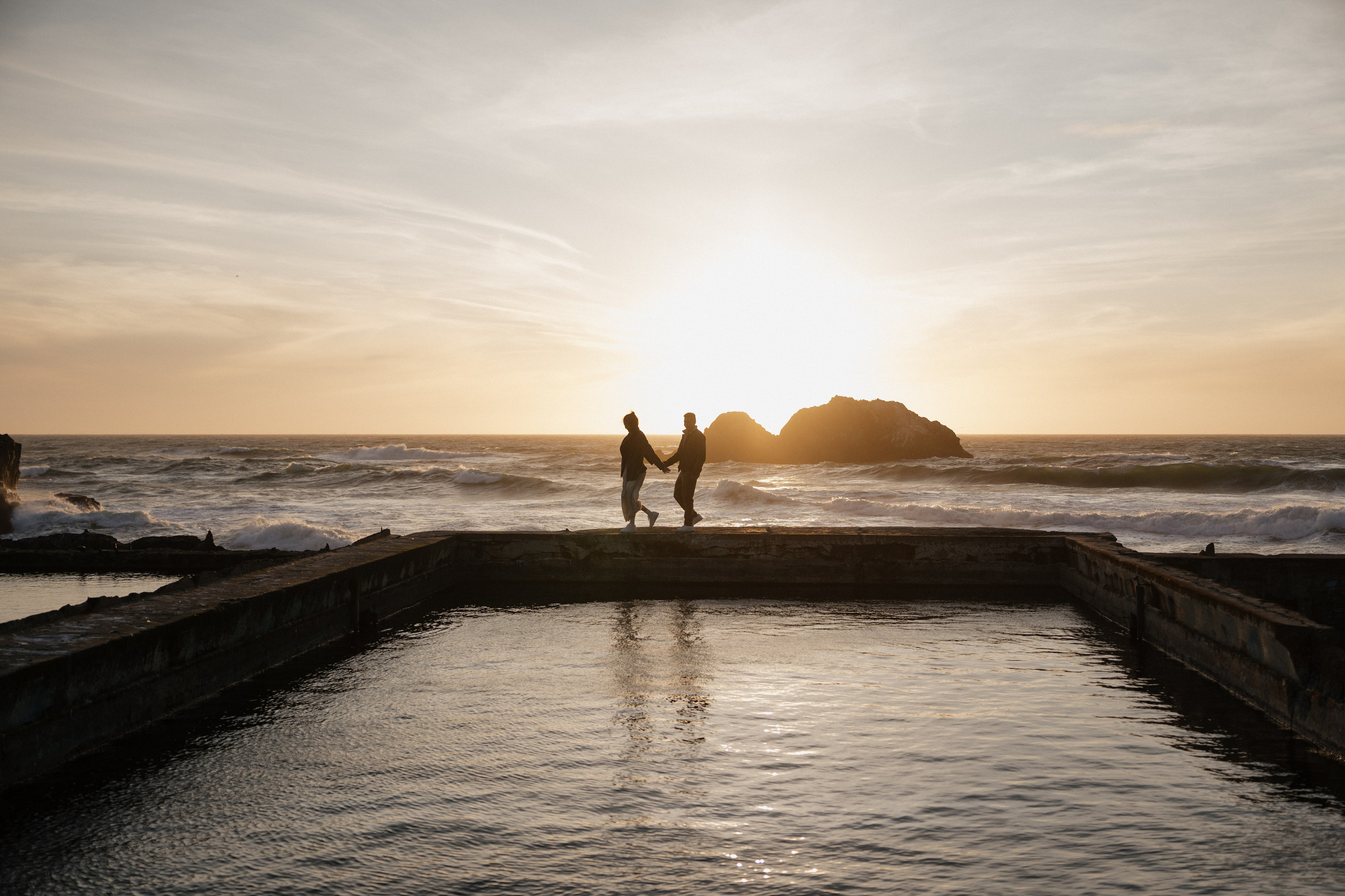 Golden Hour Magic at Sutro Baths. Soulo Photography | San Francisco Bay Area Based Photographer