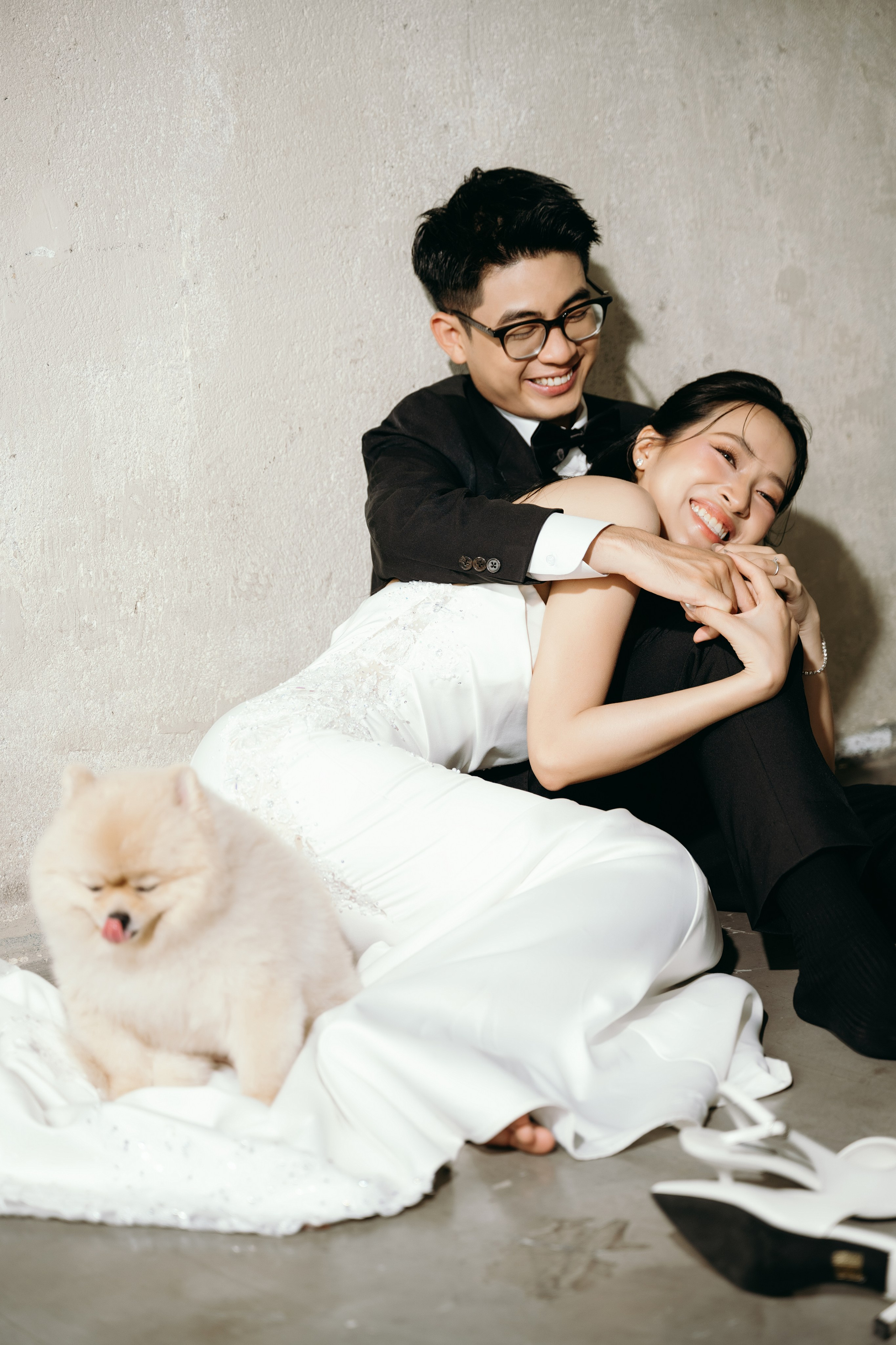 N.A wedding photoshoot in studio