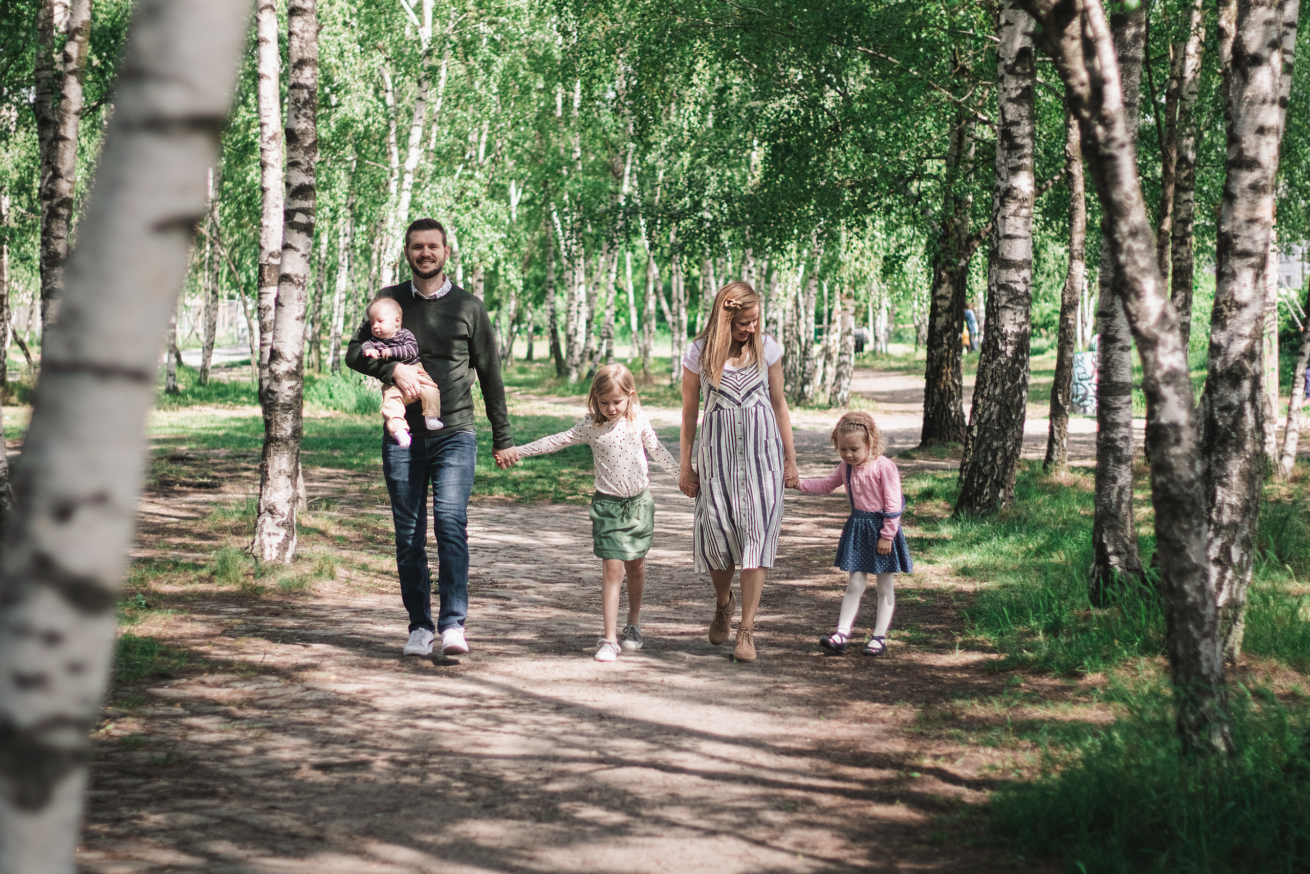 Große amerikanische Familieshooting. Hochzeitsfotografie in Berlin Nataliia Schütze