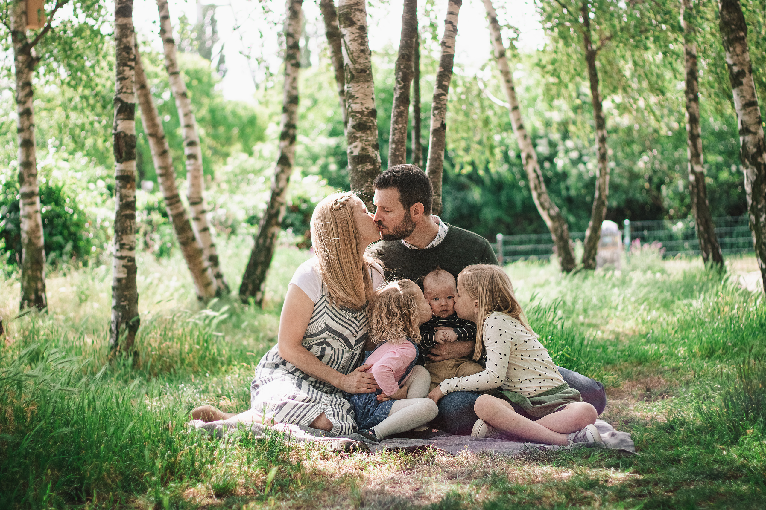Große amerikanische Familieshooting. Hochzeitsfotografie in Berlin Nataliia Schütze