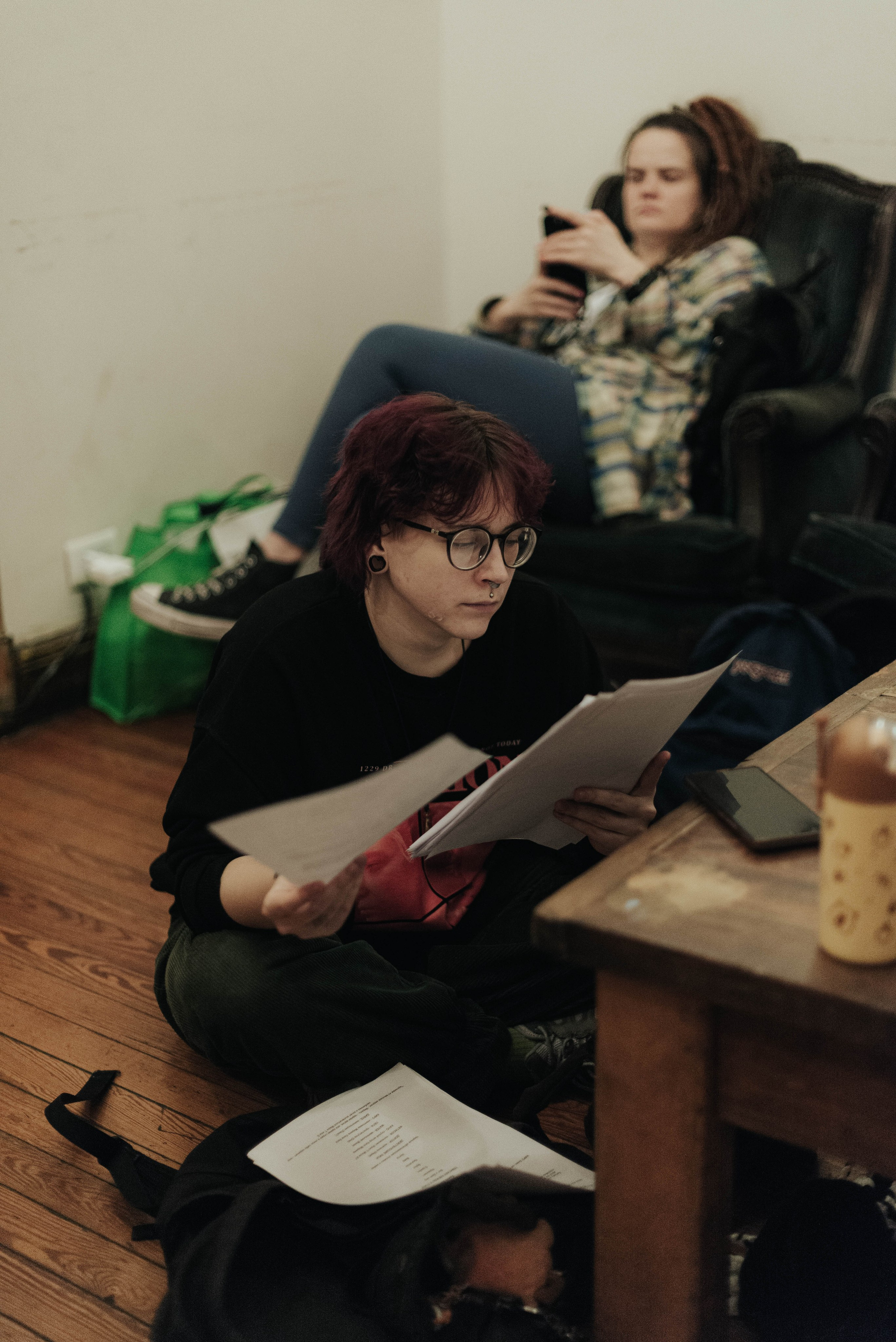 Репетиция @ojo.teatro. Photographer @elmirkami in the city of Buenos Aires