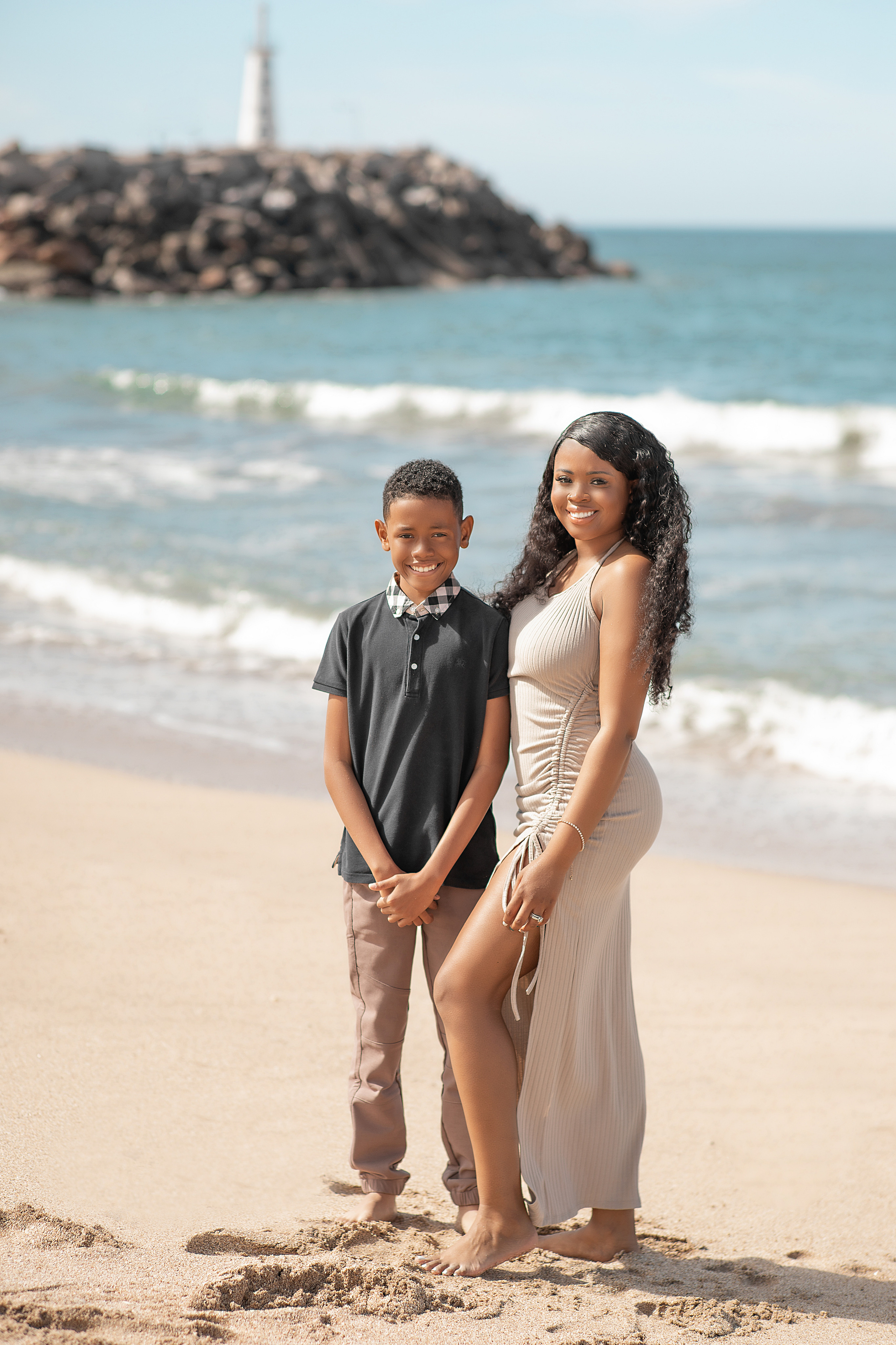 Sesion familiar en la playa para Lacandance. Виктория Кастельянос. Русскоязычный фотограф в Мексике