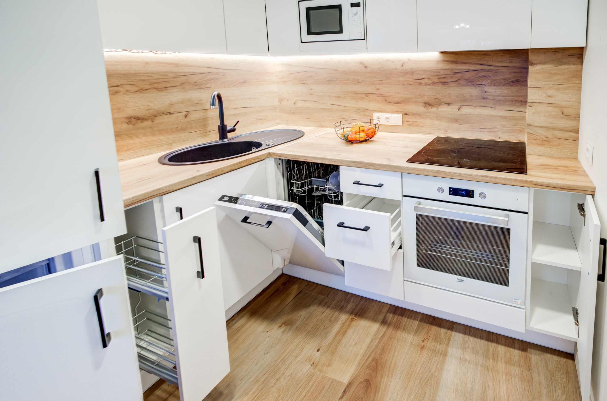 2-jų kambarių buto svetainė. Nuotrauka. Fotografė - sapiegafoto.lt