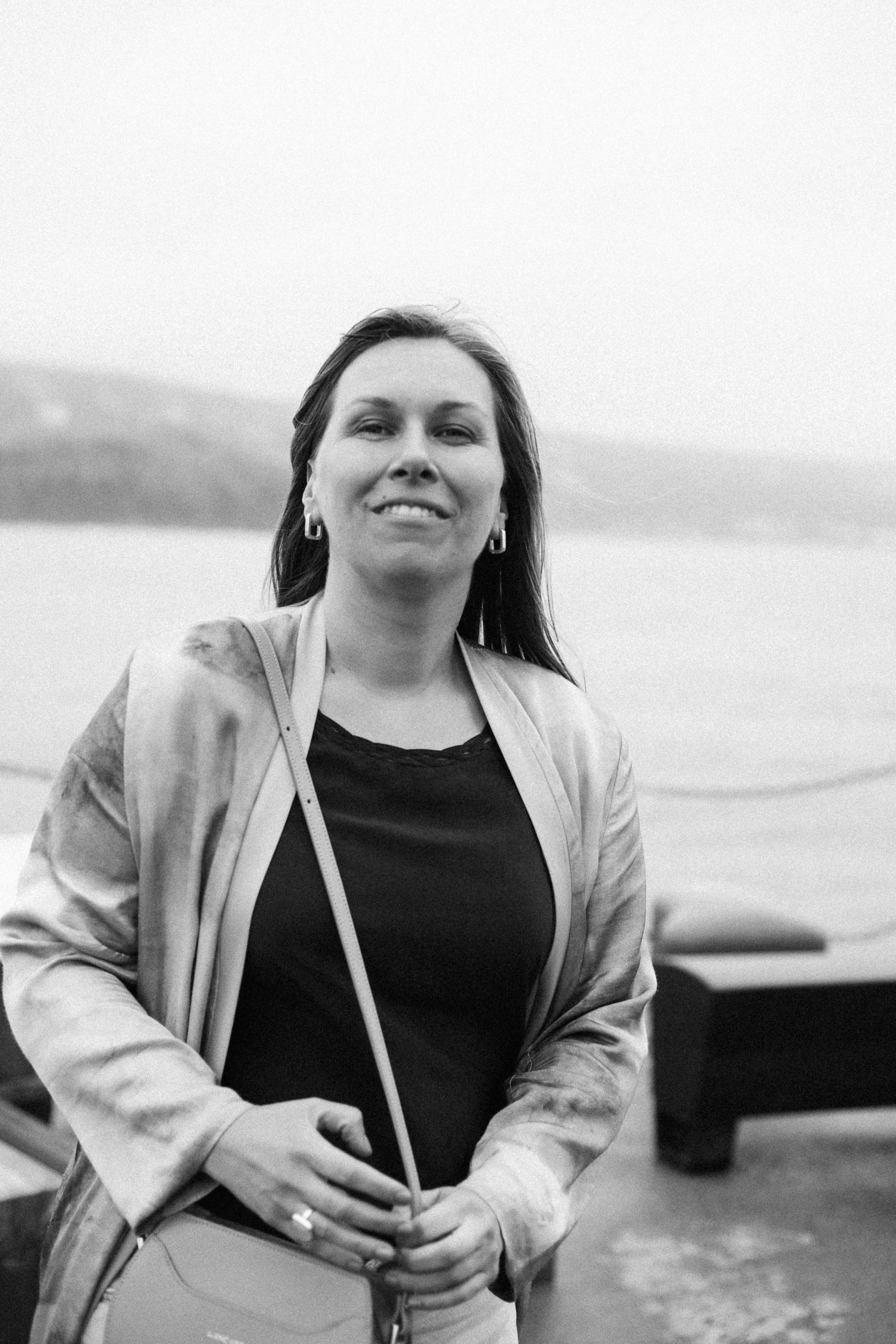 Katya near the lighthouse. Victoria Dini. Art photography in London / Folkestone, UK