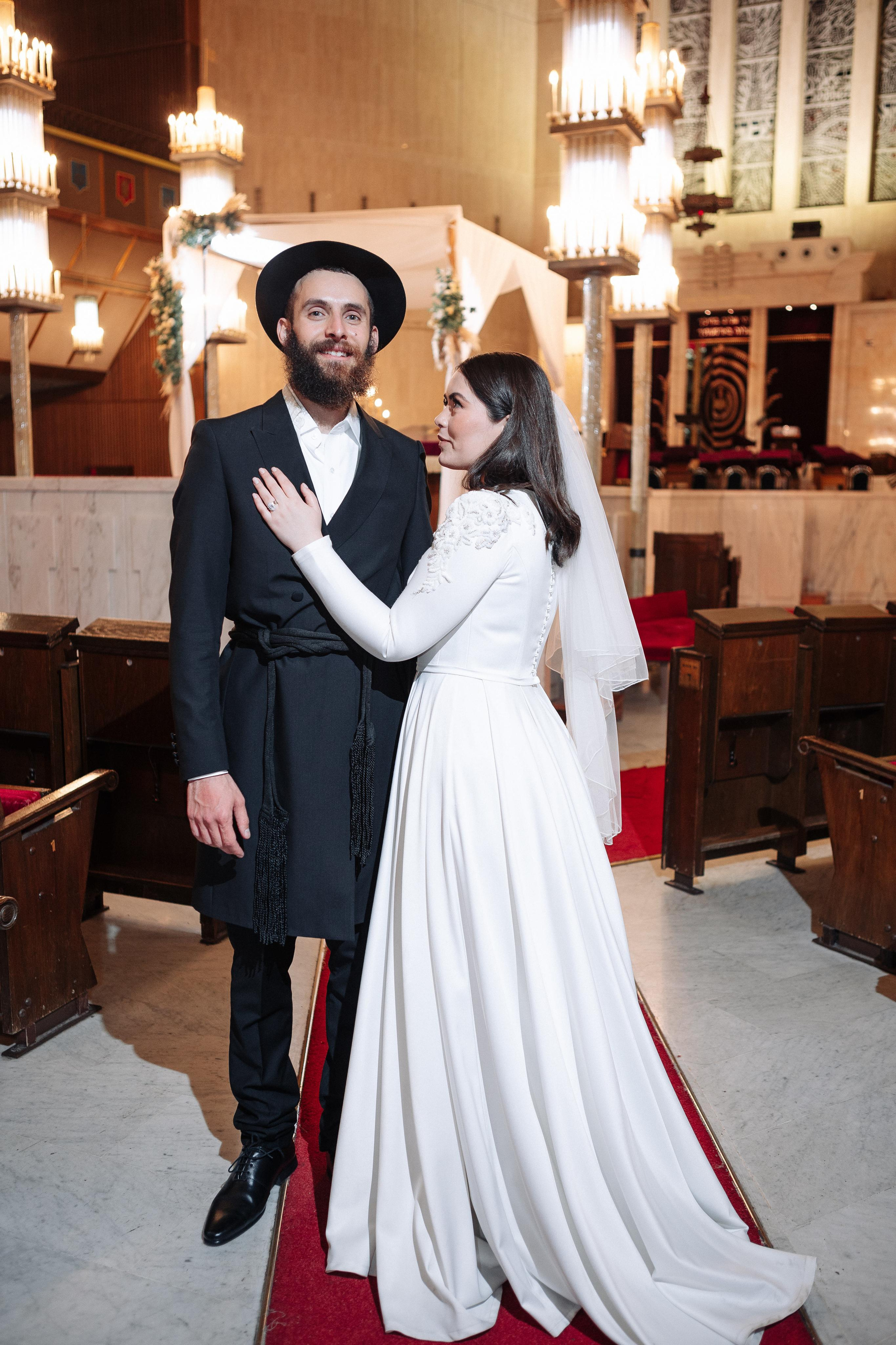 Wedding at the Great Choral Synagogue. PHOTOGRAPHER IN ISRAEL