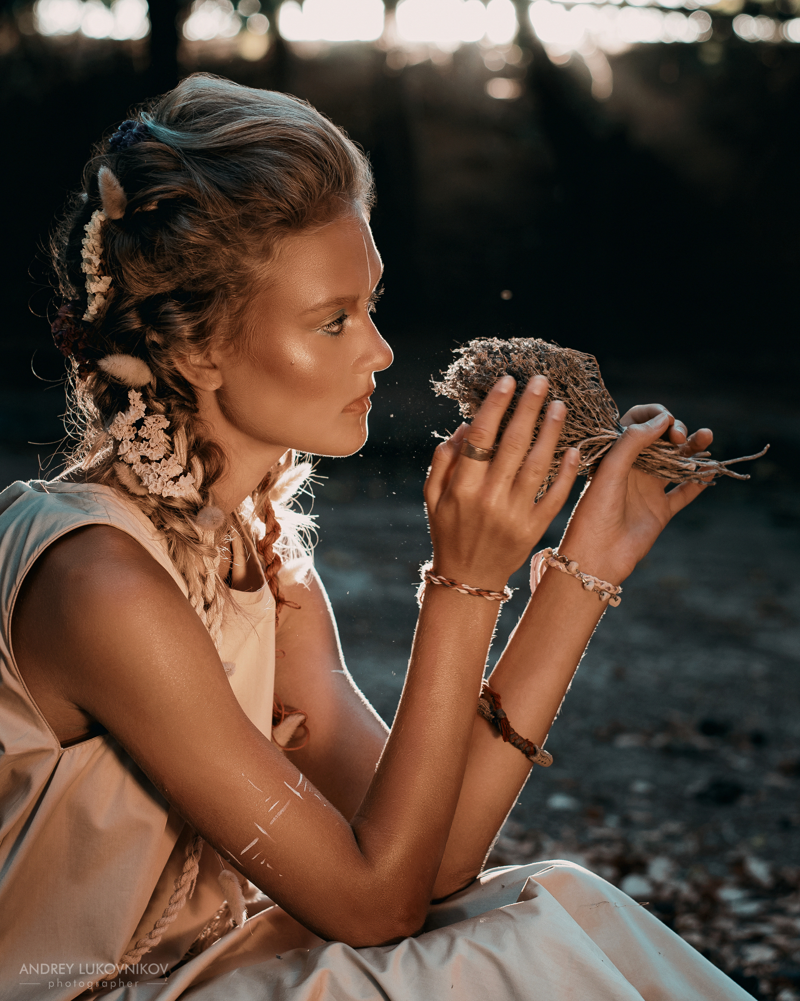 Forest fairy. Сказочная стилизованная фотосессия Колдунья в лесу