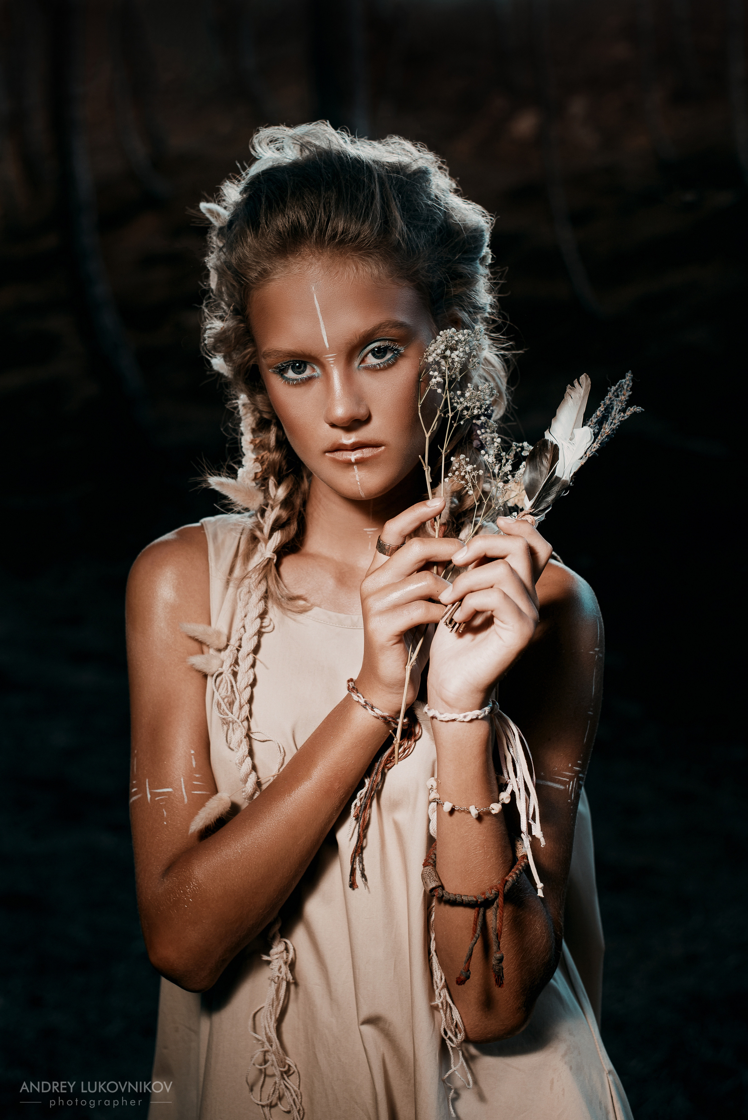 Forest fairy. Сказочная стилизованная фотосессия Колдунья в лесу